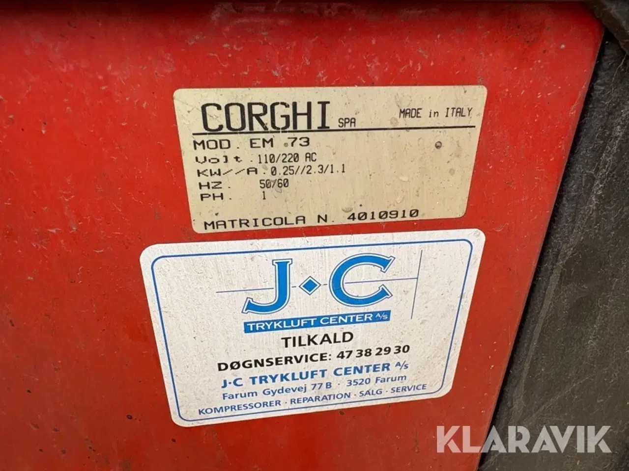 Billede 5 - Afbalanceringsmaskine Corghi EM 73