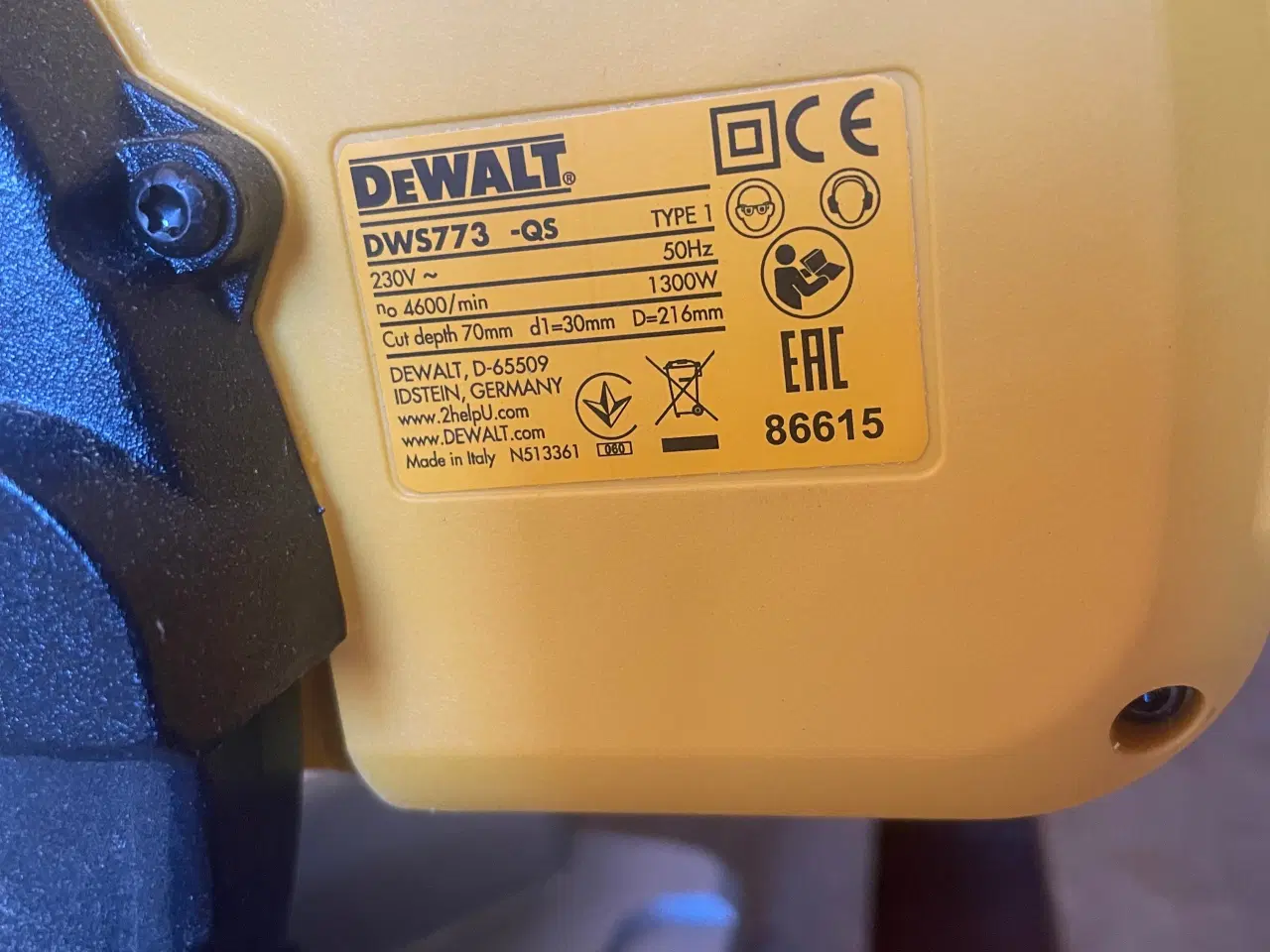 Billede 2 - UDLEJES - Dewalt kap-/geringssav