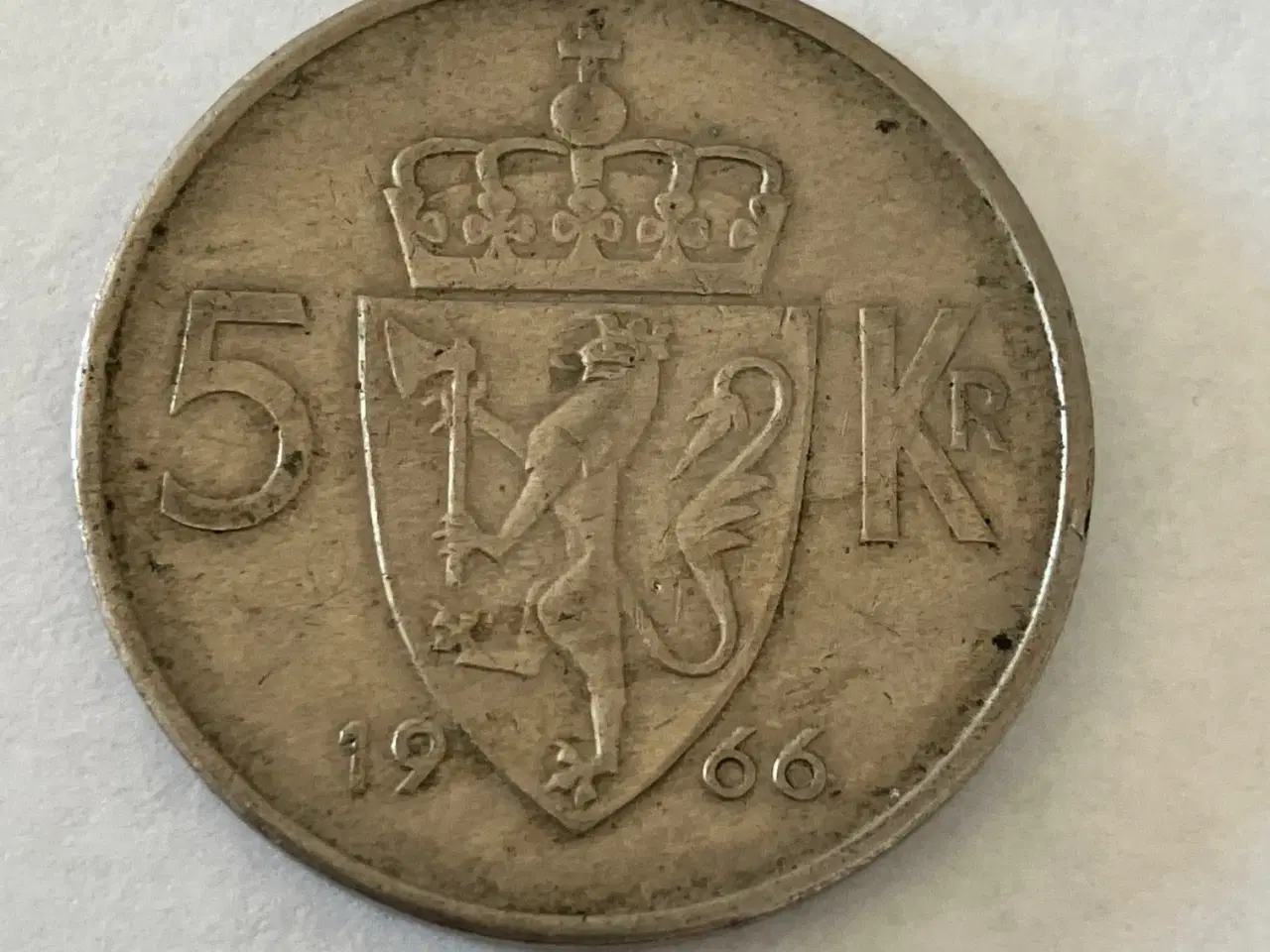 Billede 1 - 5 Kroner Norge 1966