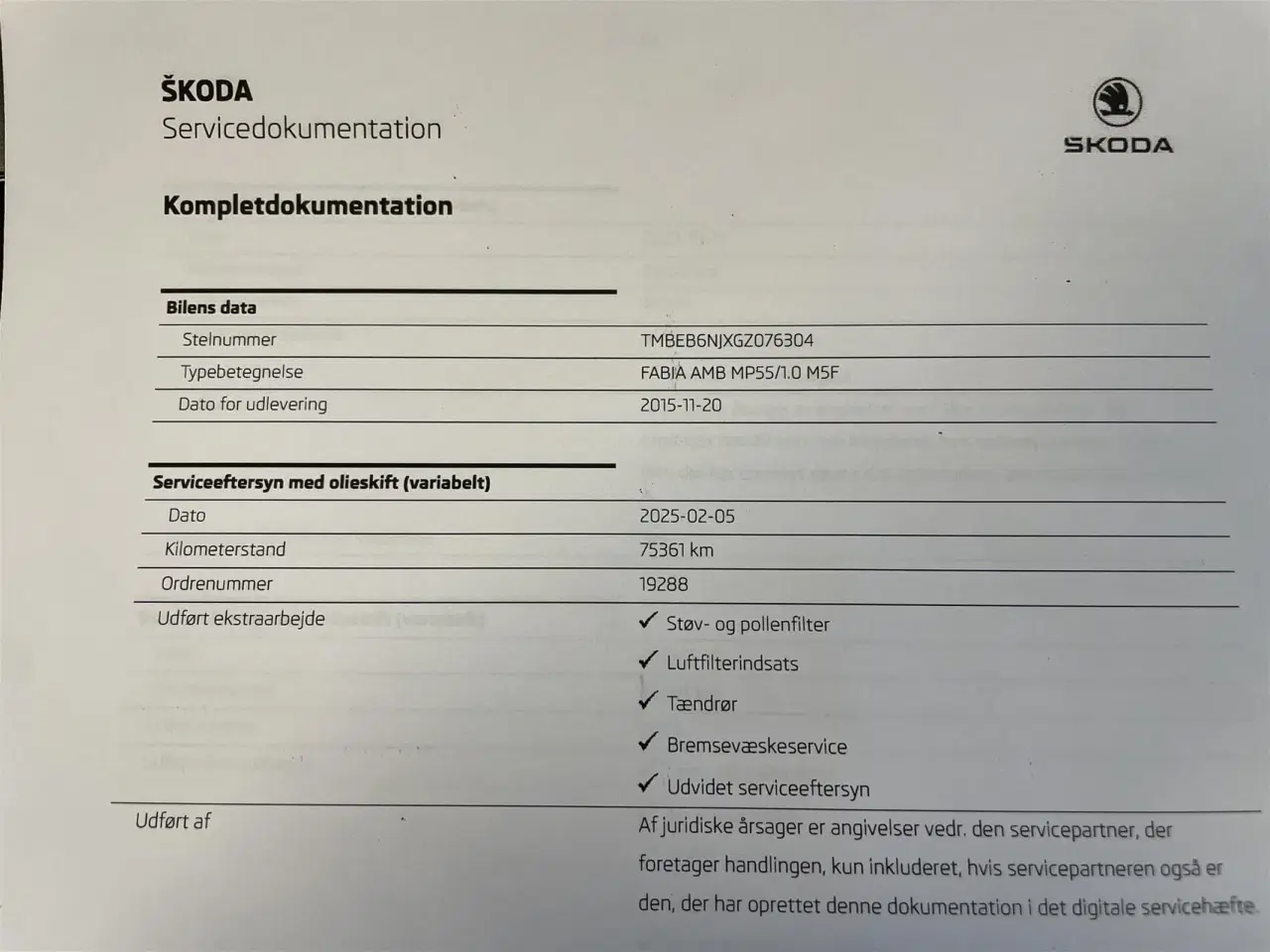 Billede 22 - Skoda Fabia 1,0 MPI Ambition 75HK 5d