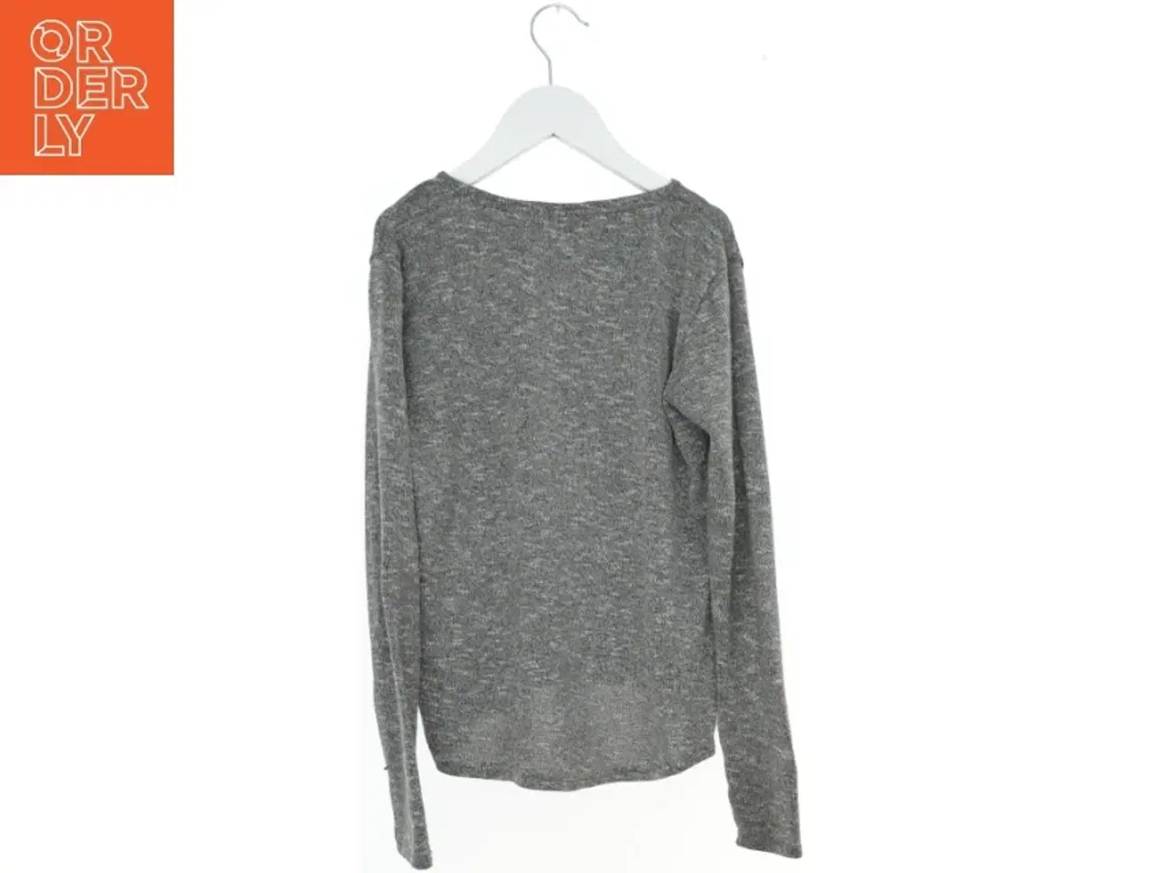 Billede 2 - Grå bluse med farverige illustrationer fra H&M (str. 146)