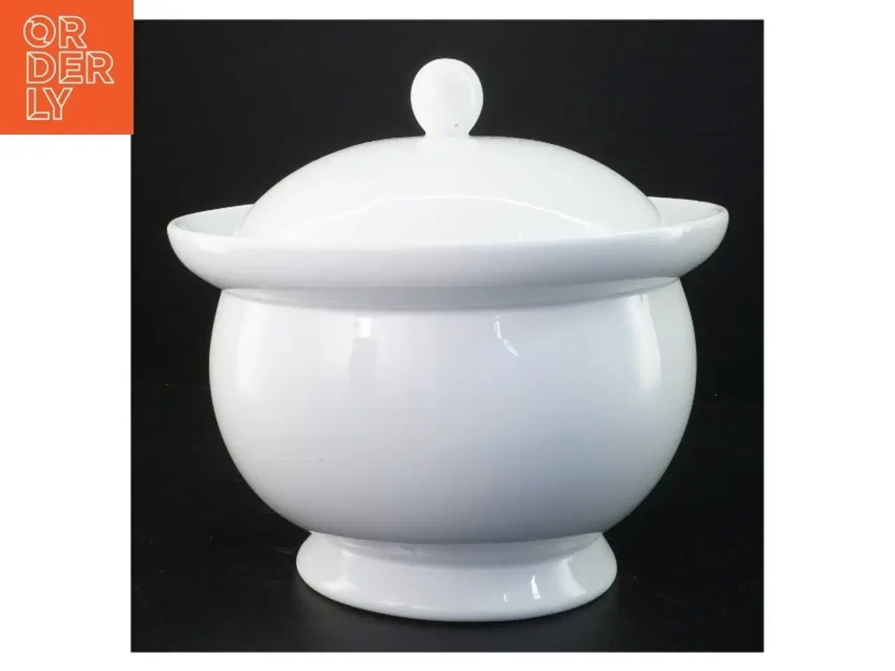 Billede 1 - Suppe terrin (str. 25 x 24 cm)