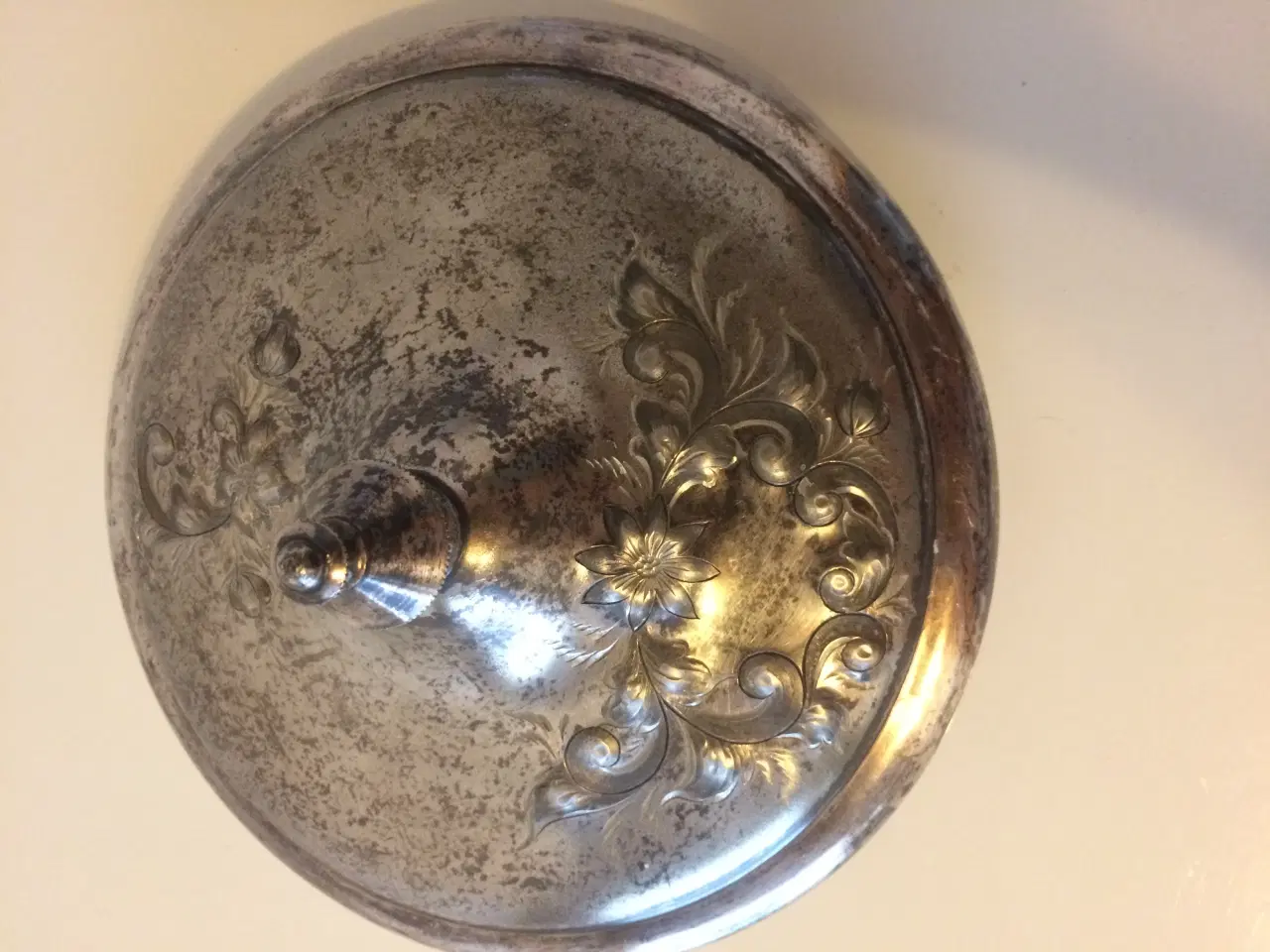 Billede 3 - Skål / Fad med låg Foole Silver co. nr. 728