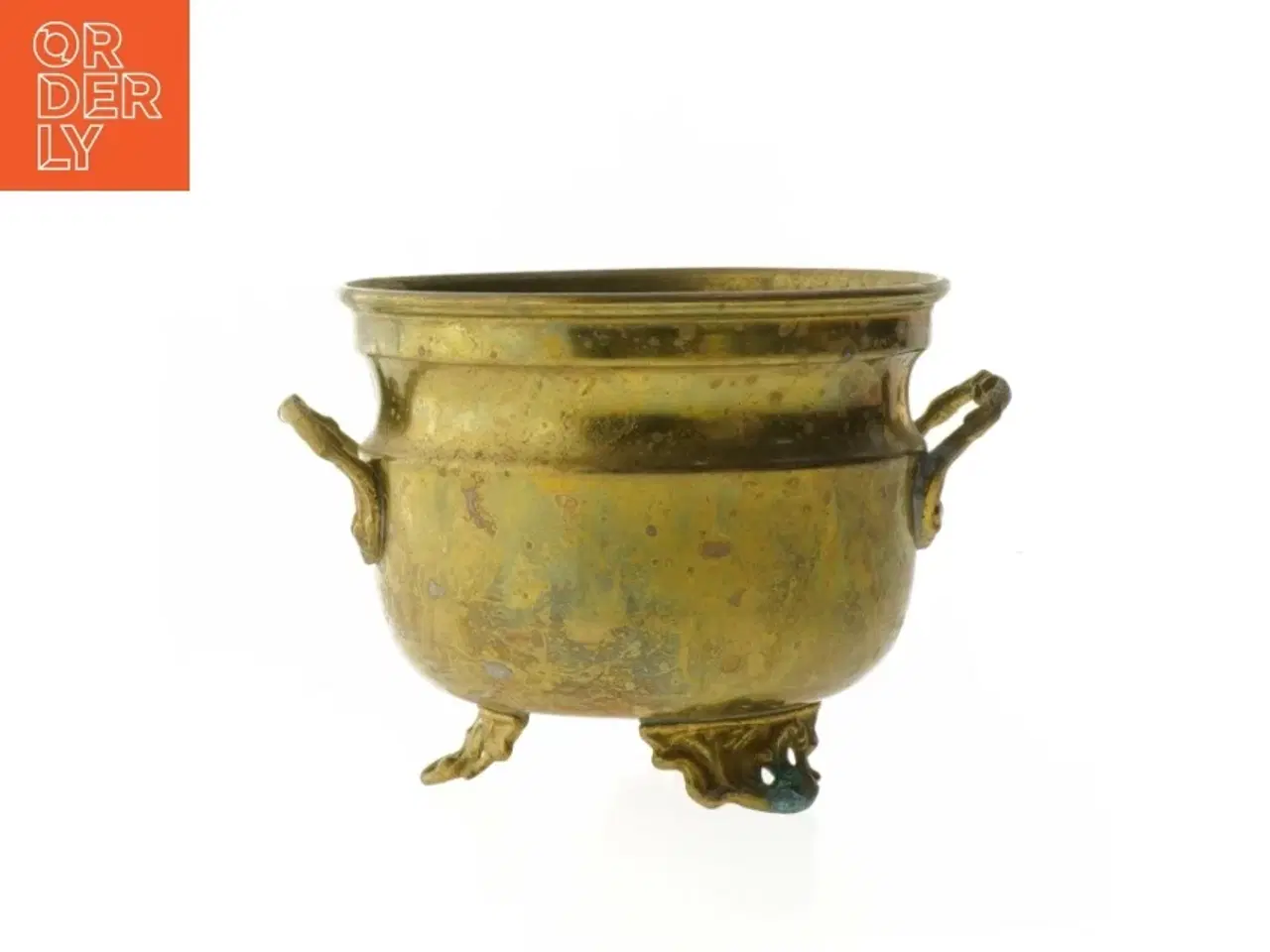 Billede 9 - Messing urtepotteskjuler (str. Ø 13,5x11 cm)