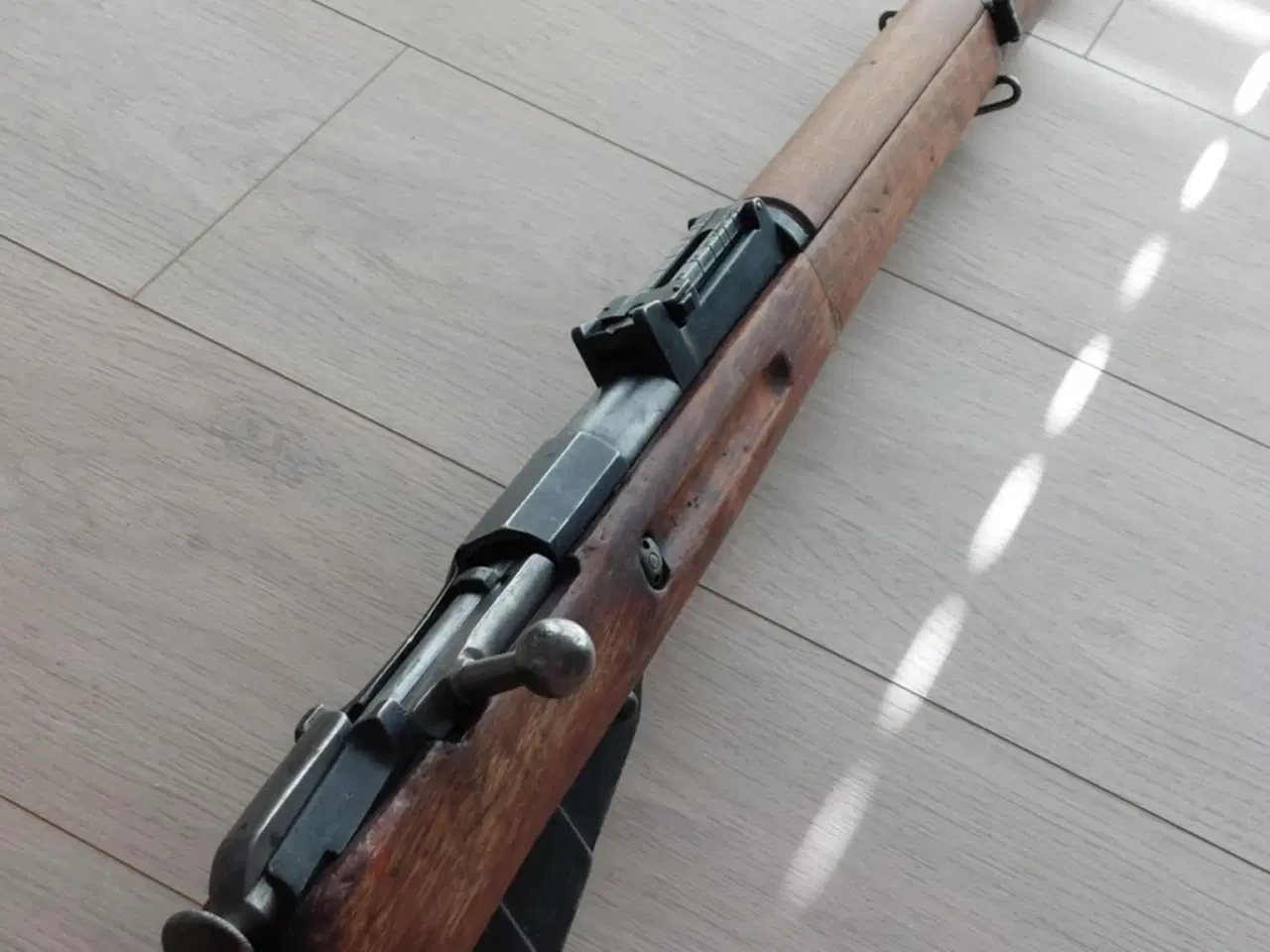 Billede 4 - Deaktiveret Finsk Mosin nagant M39 riffel  