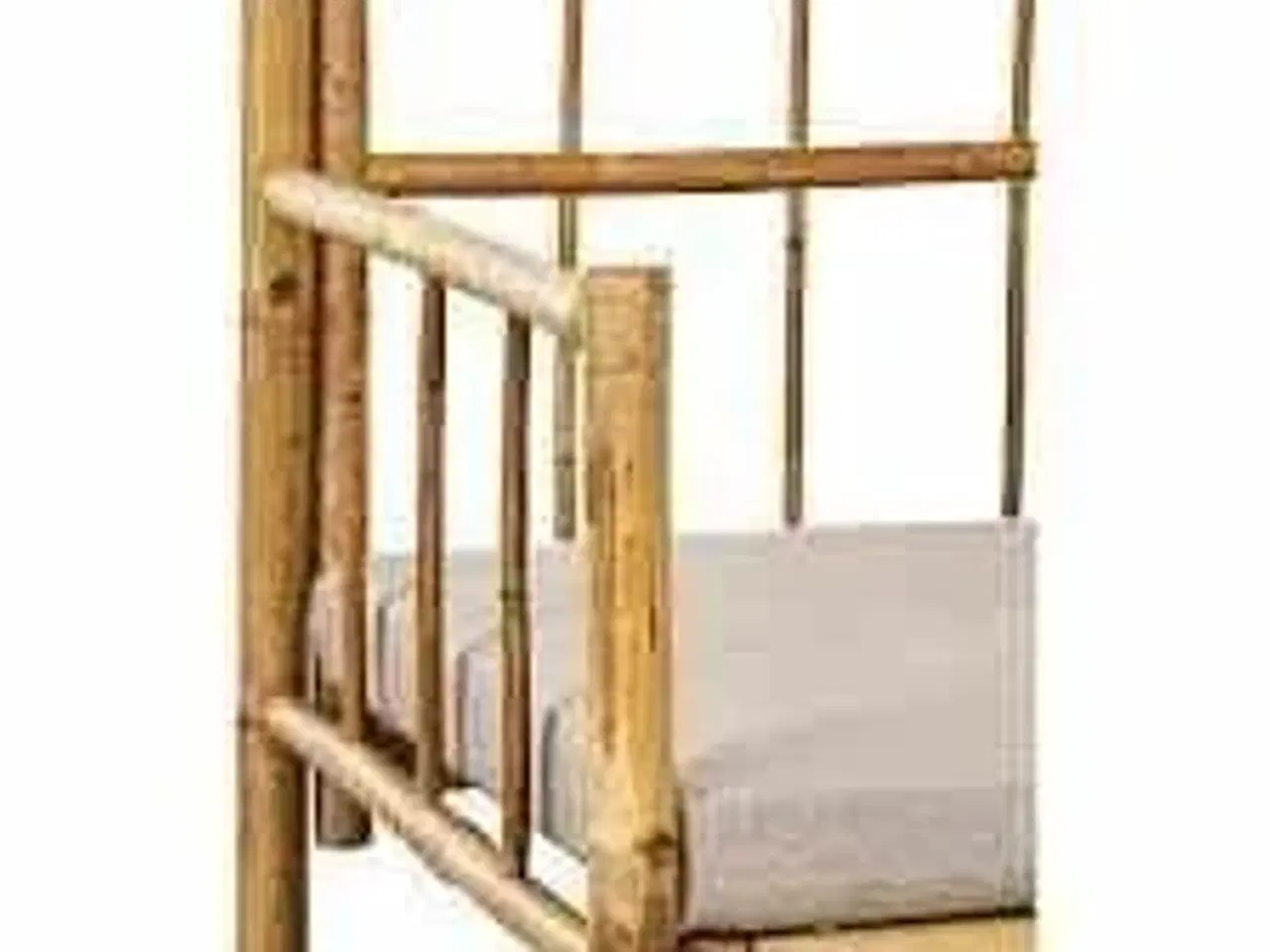 Billede 2 - Lima loungesofa med grå hynde - bambus