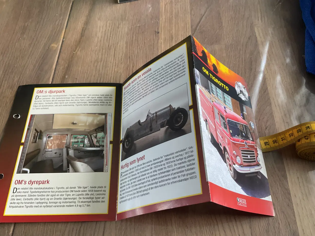 Billede 6 - SOLGT.              Model brandbil OM Tigrotto