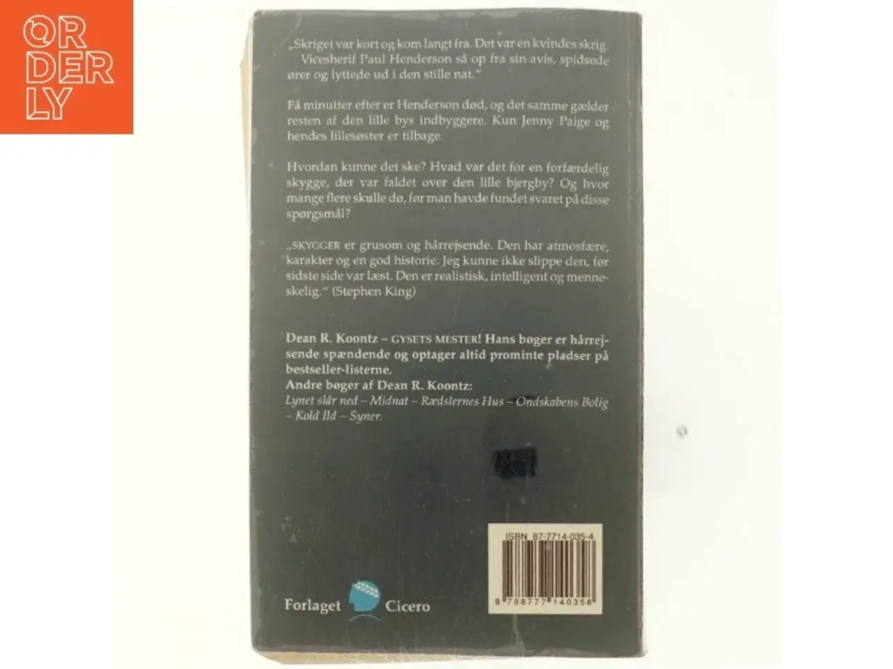 Billede 3 - Skygger af Dean R. Koontz (Bog)