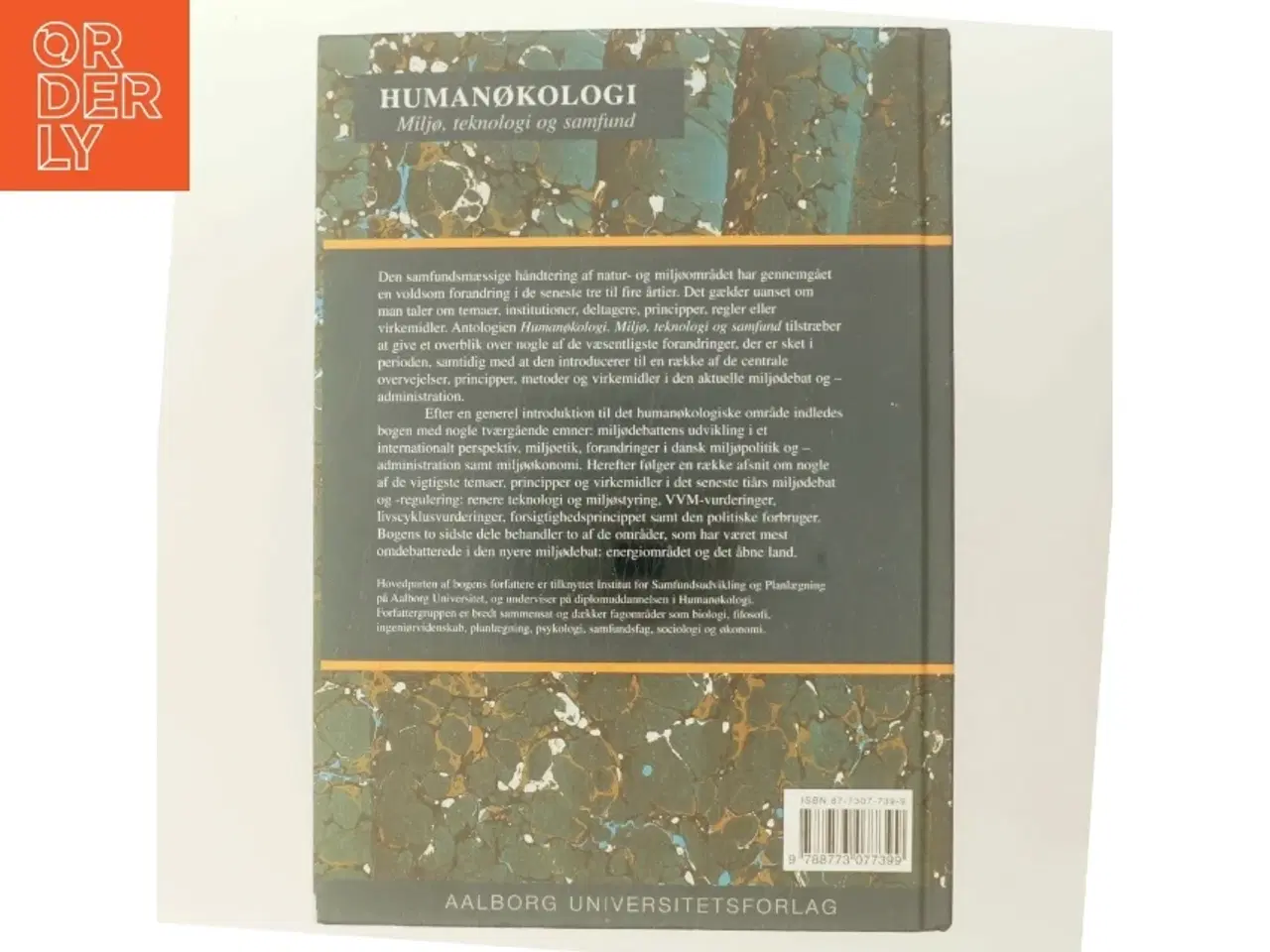 Billede 3 - Humanøkologi : miljø, teknologi og samfund af Finn Arler (Bog)