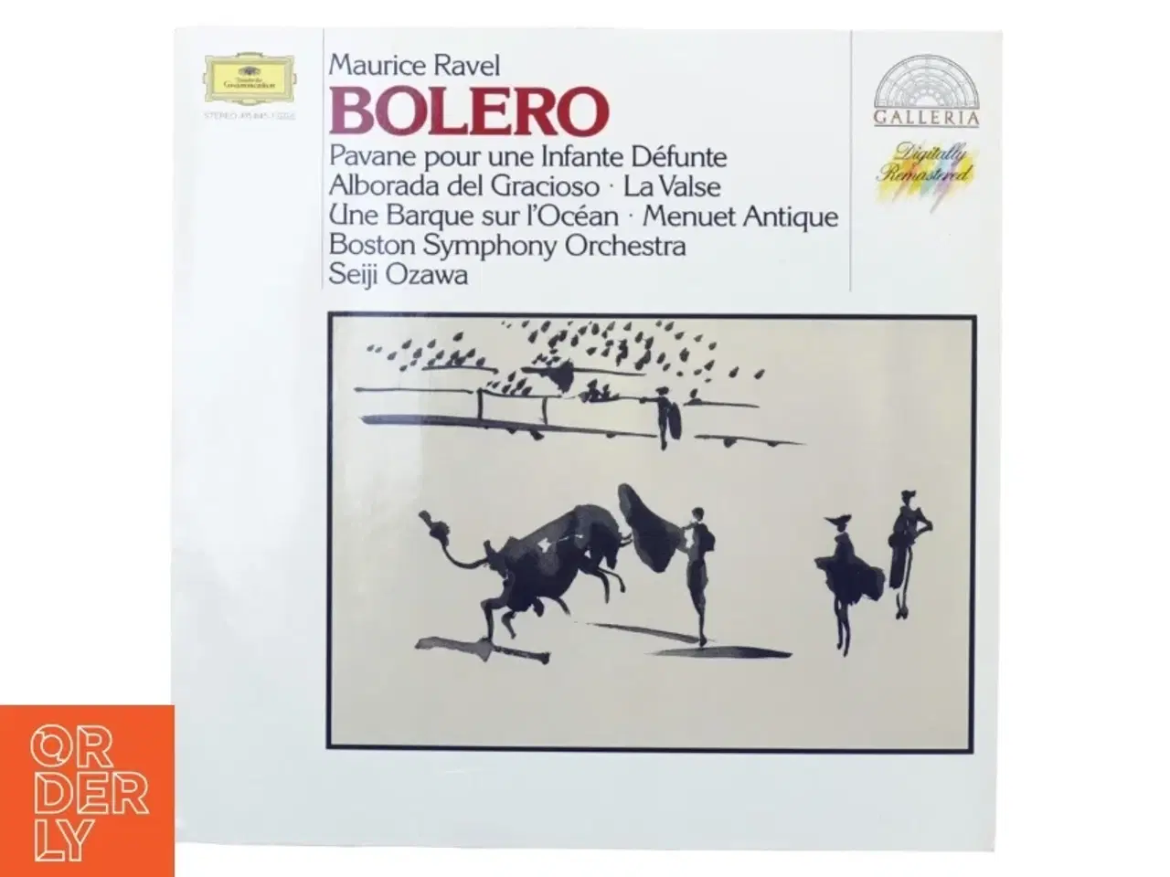 Billede 1 - Lp plade bolero, Ravel fra Digitally Remastered (str. 31 x 31 cm)
