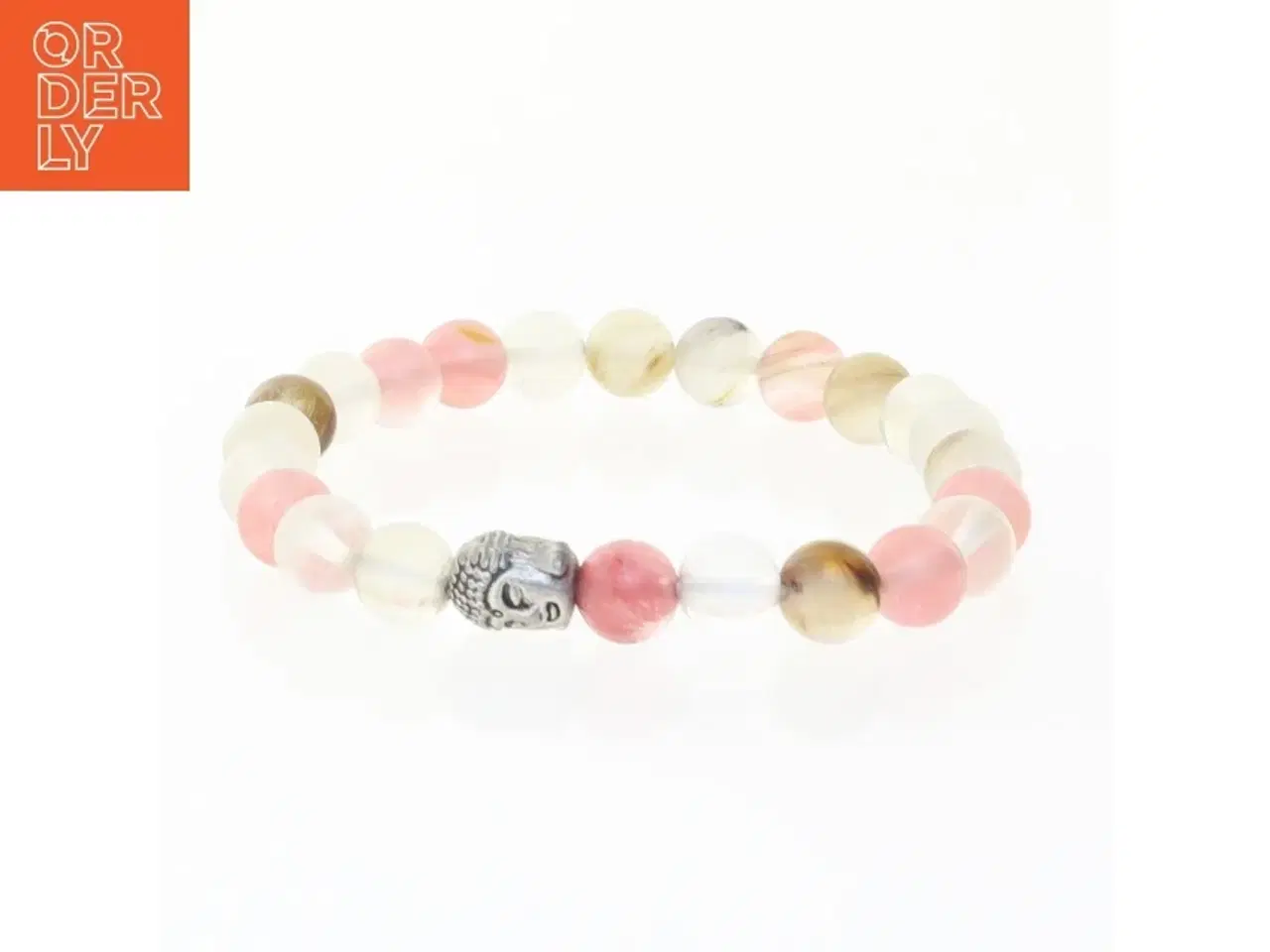 Billede 2 - Perlearmbånd med Buddha-charm (str. 10 cm)