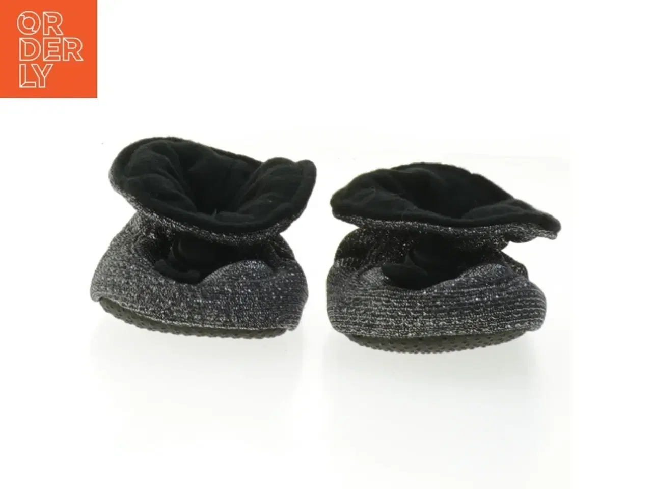 Billede 5 - Babysko i glitterstof (str. 13 cm)