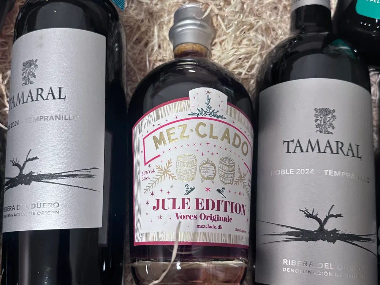 Billede 2 - Vin- og julegavekasse – rødvin, mousserende vin & 