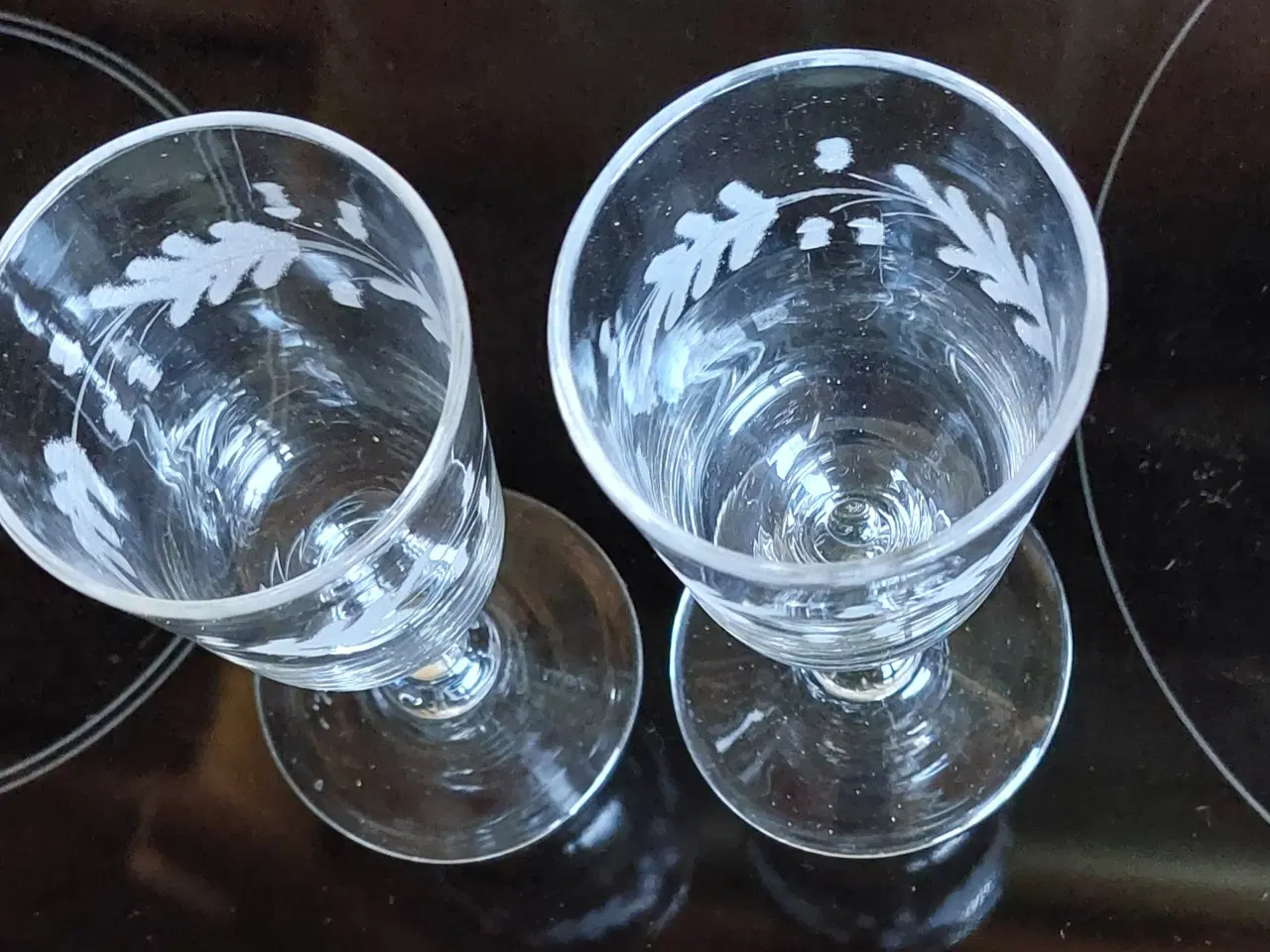 Billede 3 - ANTIKKE EGELØVS GLAS 