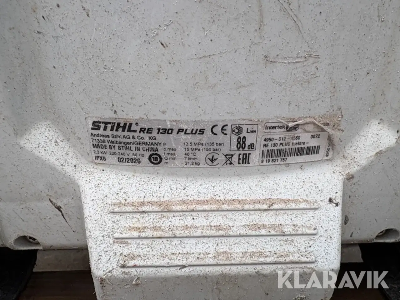 Billede 6 - Højtryksrenser - vådstøvsugere Stihl / Husqvarna RE1300 / S11