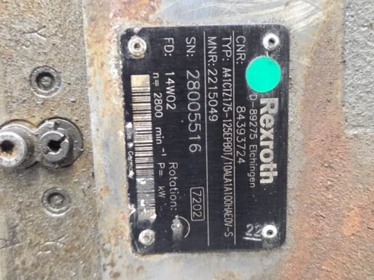 Billede 3 - New Holland T8.320 Hydrostatisk Pumpe 84393724