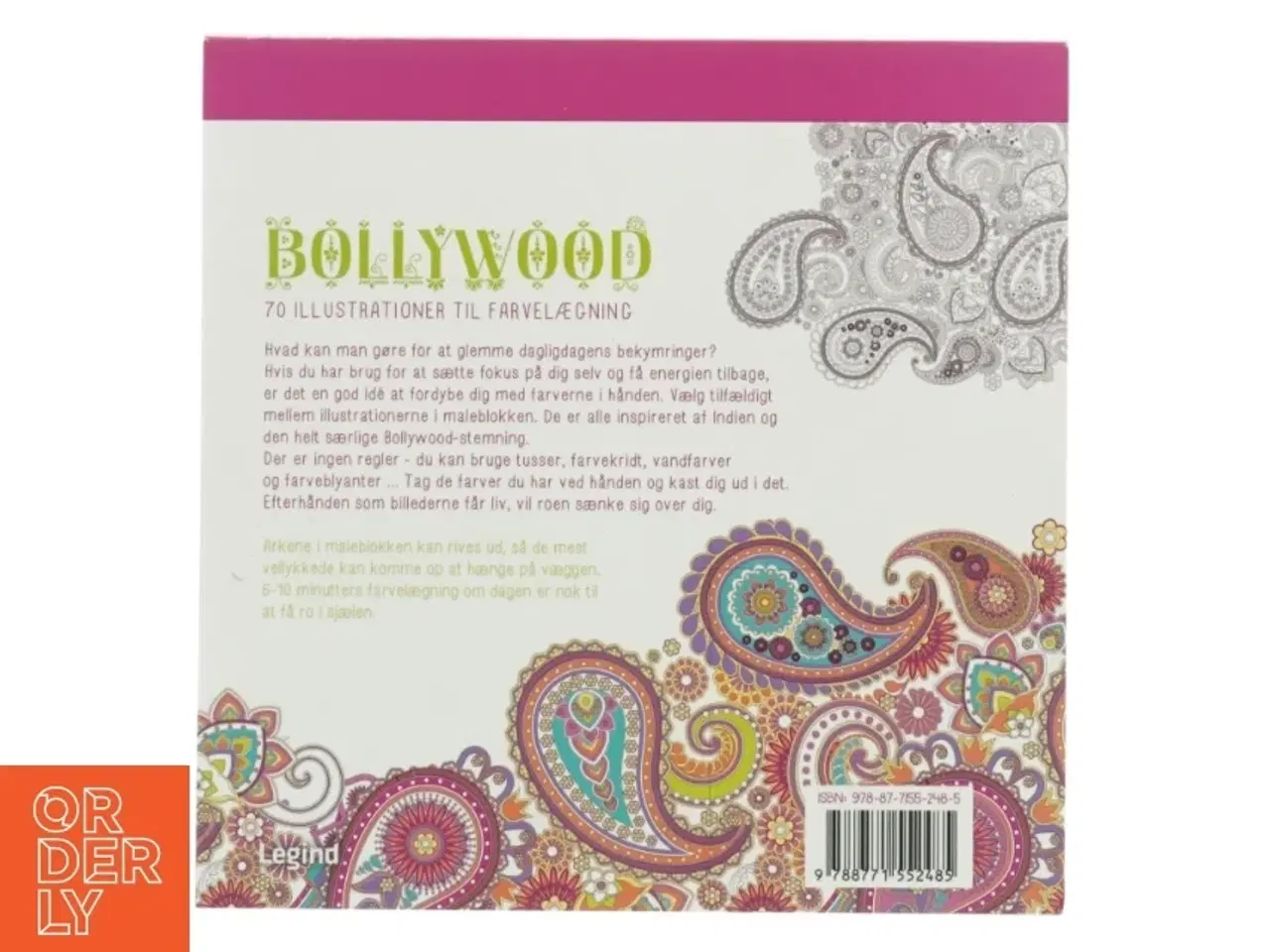 Billede 2 - Malebog med Bollywood-tema (str. 21 x 21 cm)