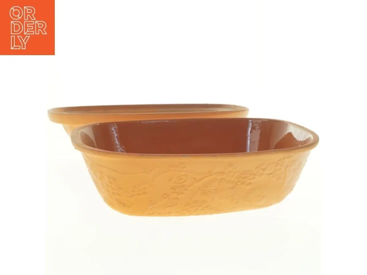 Billede 3 - Lerfad/stegeso (str. 35 x 22 x 17 cm)