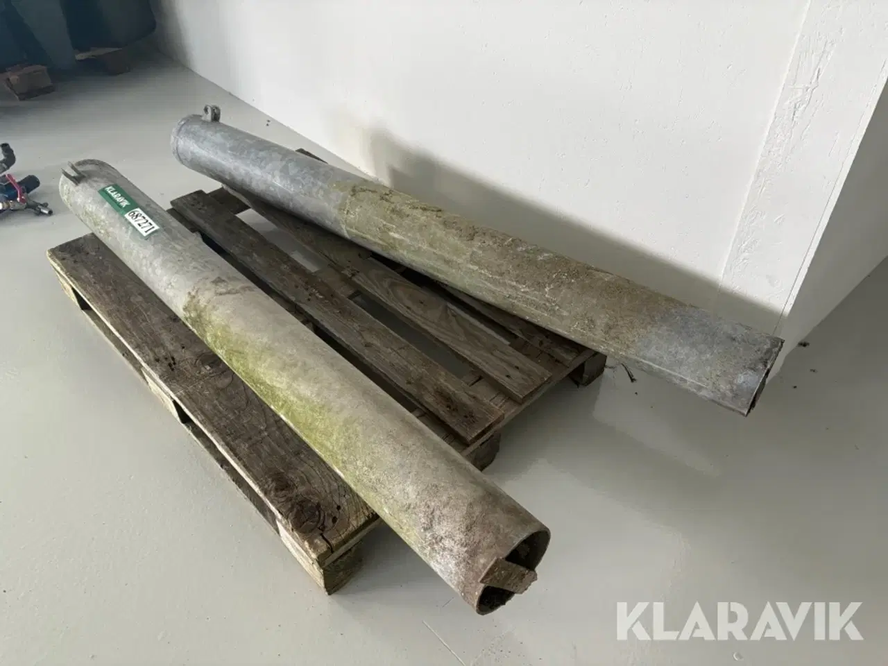Billede 3 - Galvaniserede stolper 2 styk