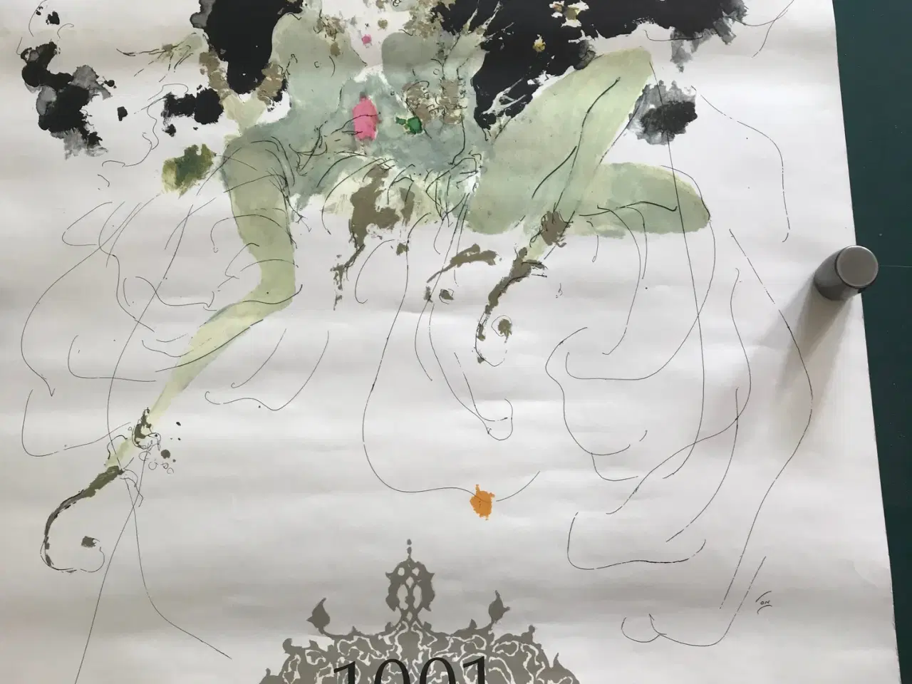 Billede 1 - 1001 nat plakat af Otto Nielsen