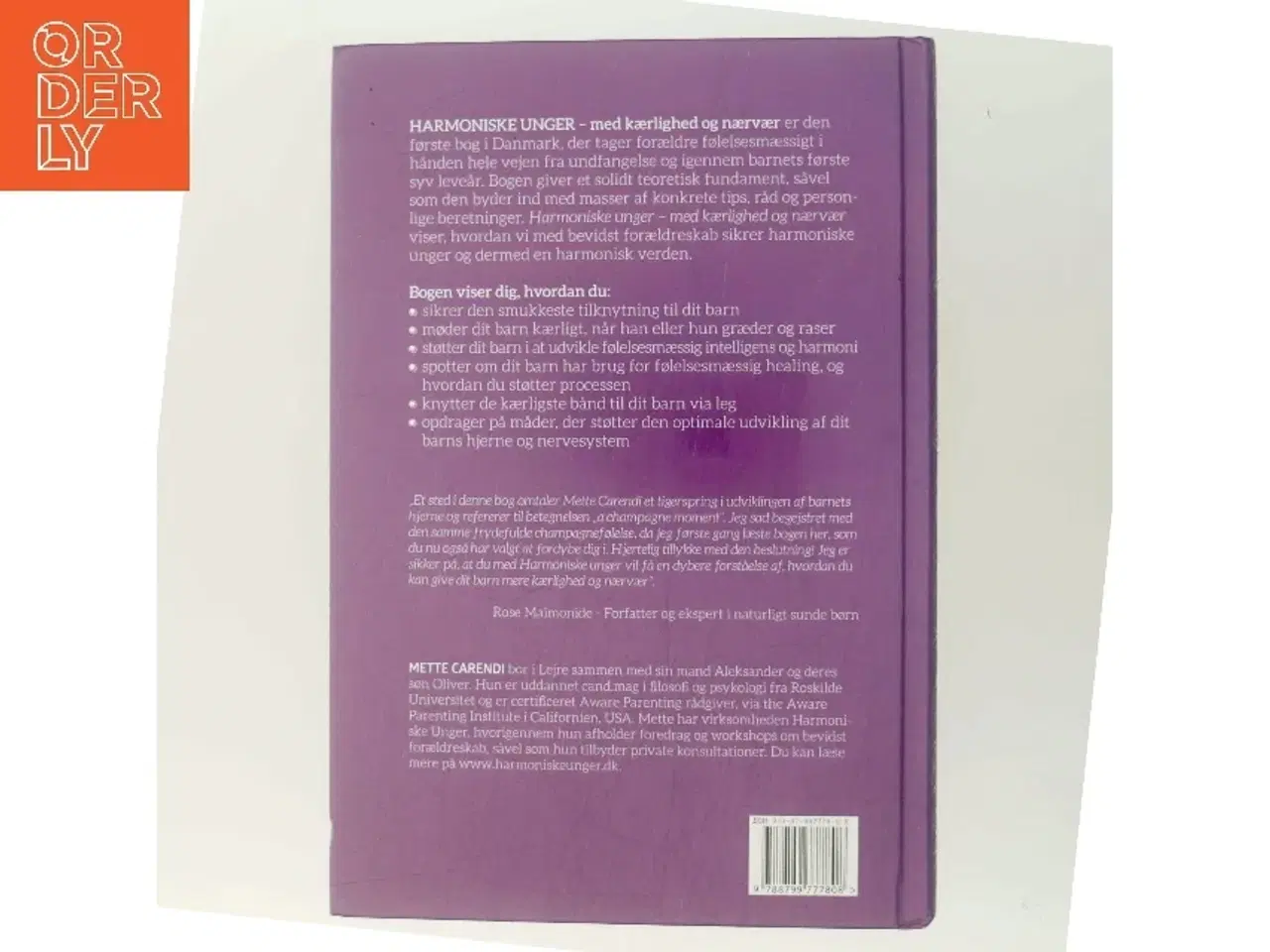 Billede 3 - Harmoniske unger : med kærlighed og nærvær af Mette Carendi (Bog)