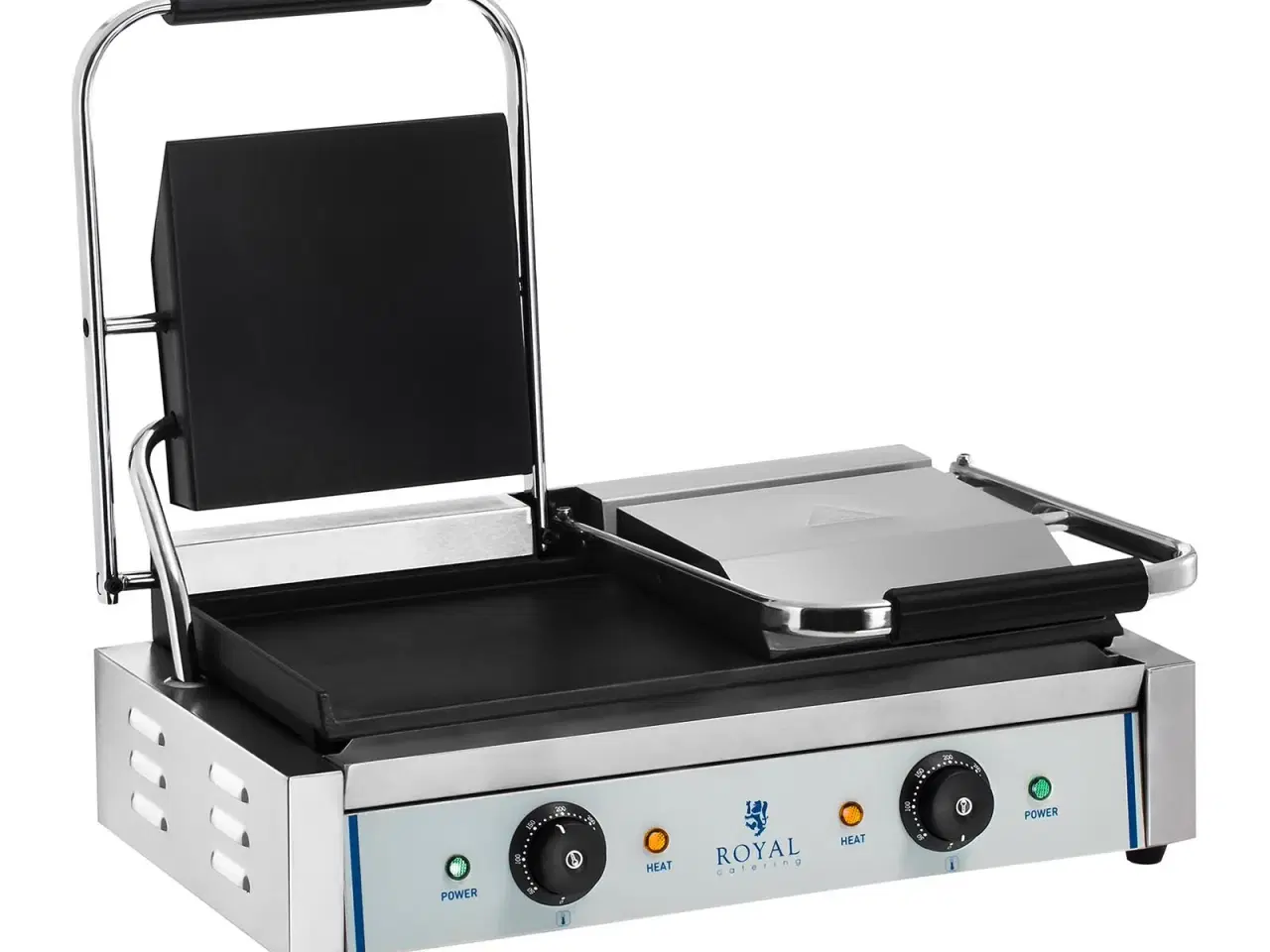 Billede 2 - Dobbelt kontaktgrill – glat – 2 x 1.800 W