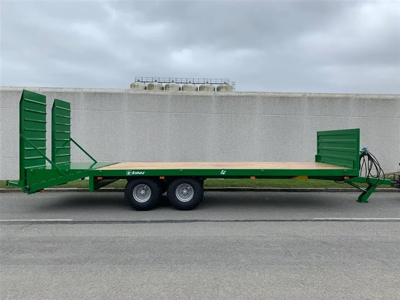 Billede 6 - Tinaz 12 tons - Multitrailer - 3 i en MASKINTRAILER - HALMVOGN - TRANSPORTVOGN