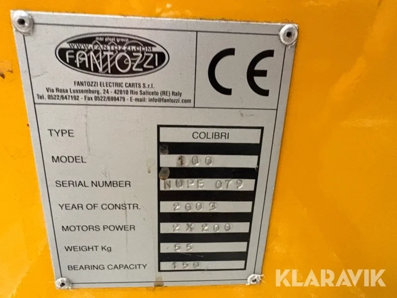 Billede 6 - El-træk/scooter, Fantozzi Colibri 100