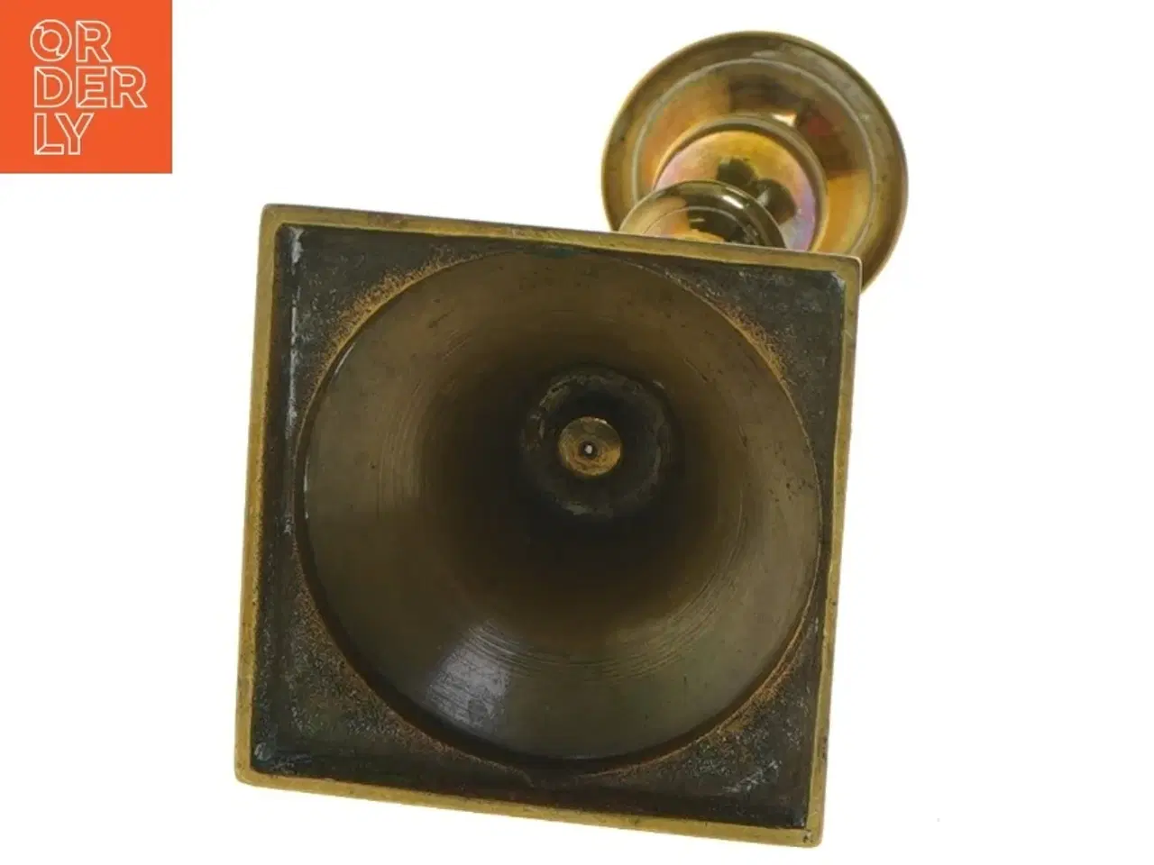 Billede 2 - Messing lysestage (str. 23,5 cm)