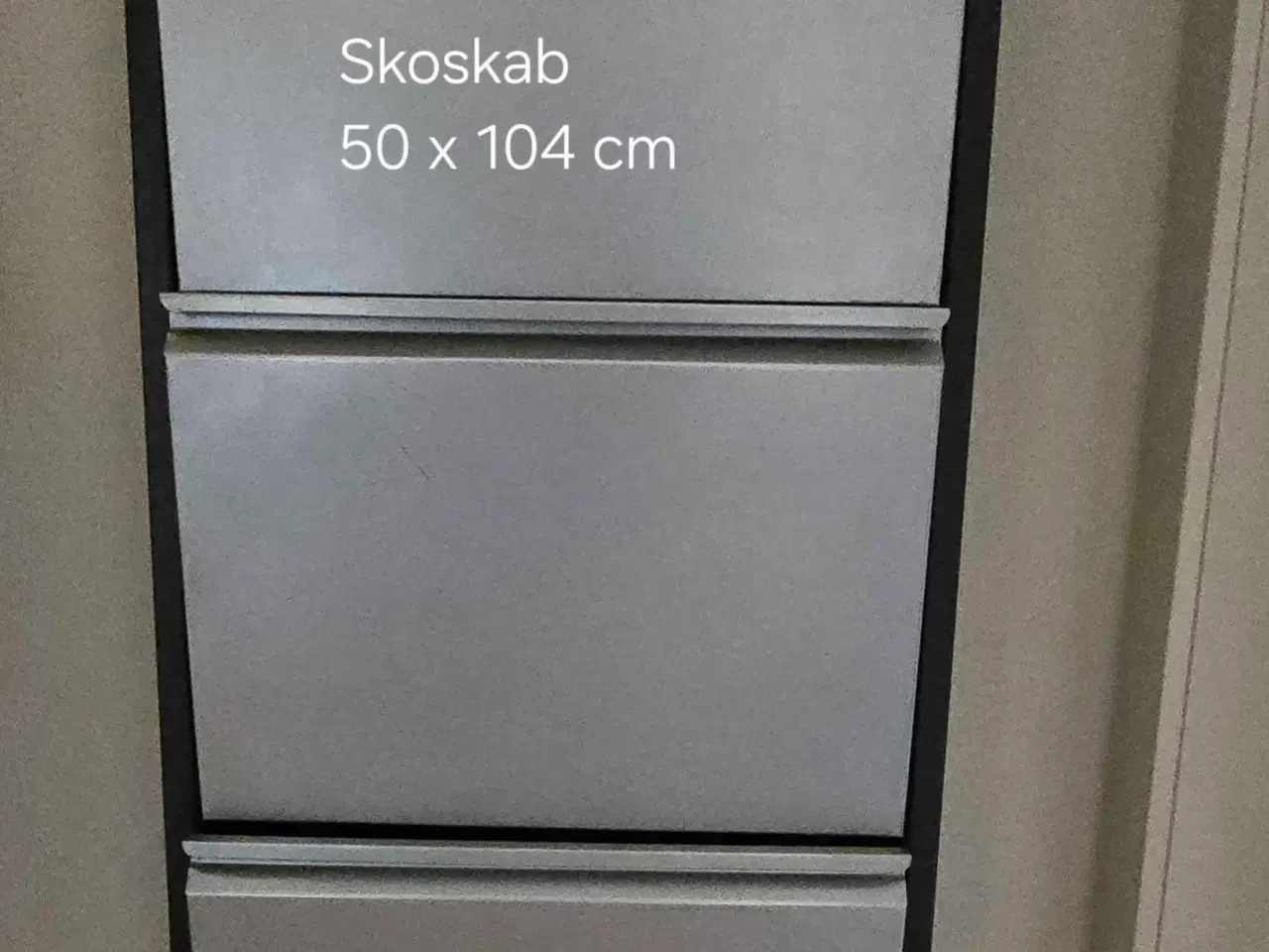 Billede 1 - Skoreol med 3 skuffer