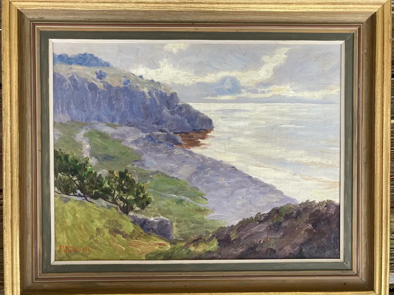 Billede 2 - Alfred Gregers-Rasmussen, maleri, Bornholm