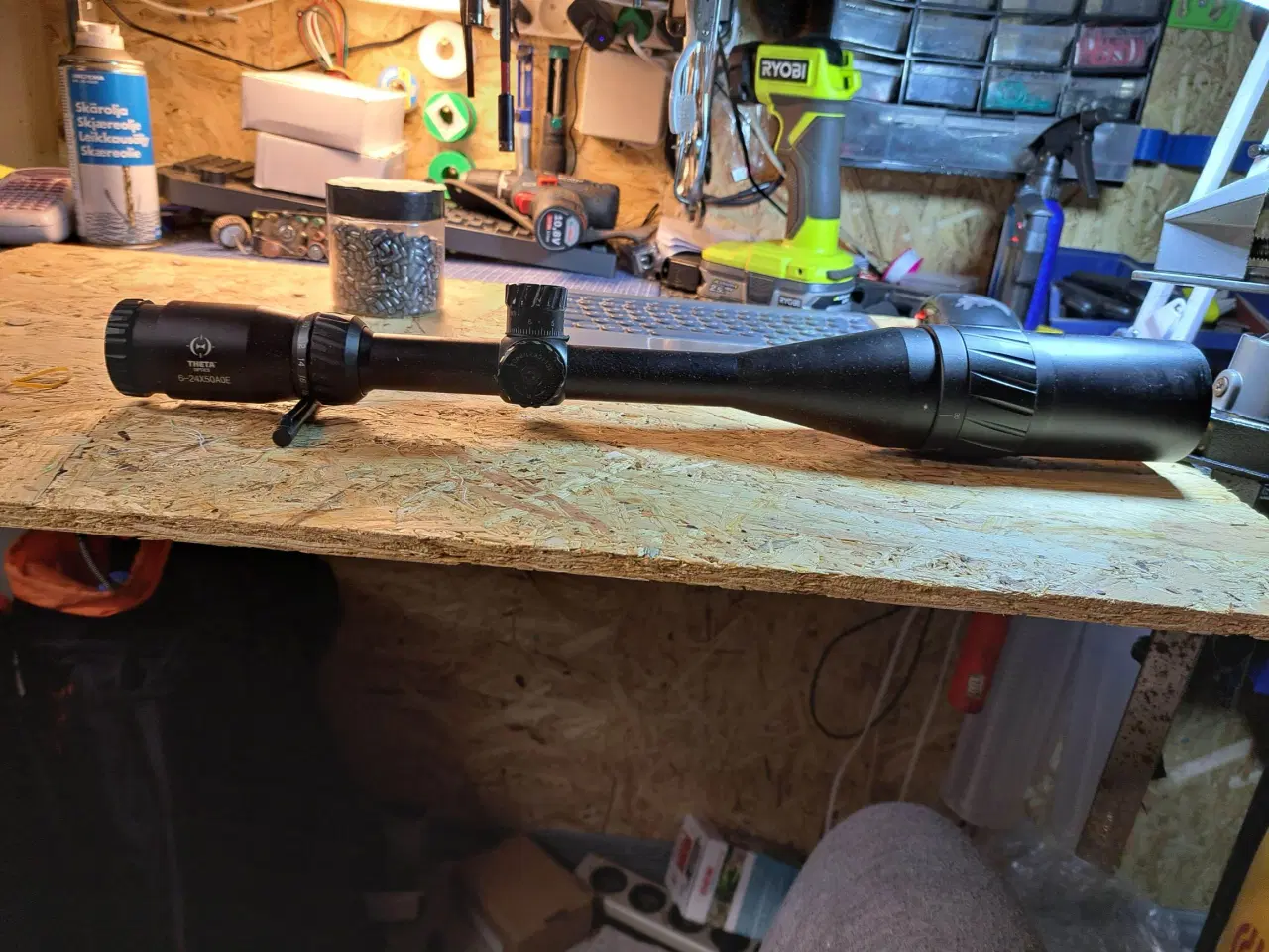 Billede 5 - 6x22 zoom x50 belyst kryds i rød / grøn / blå