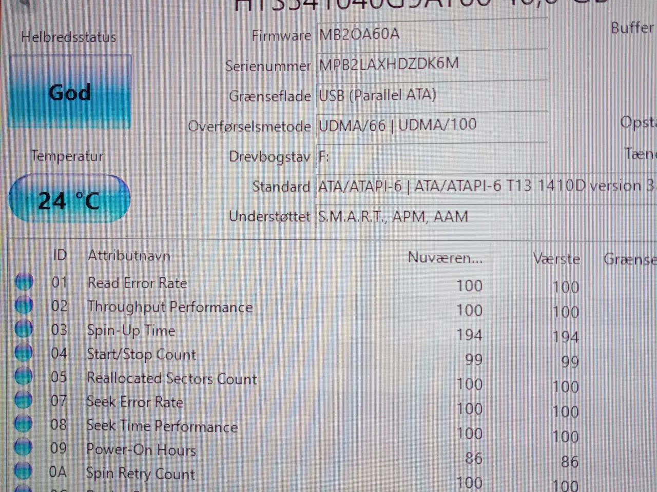 Billede 7 - 2 stk 2.5" ide harddiske 100gb + 40gb