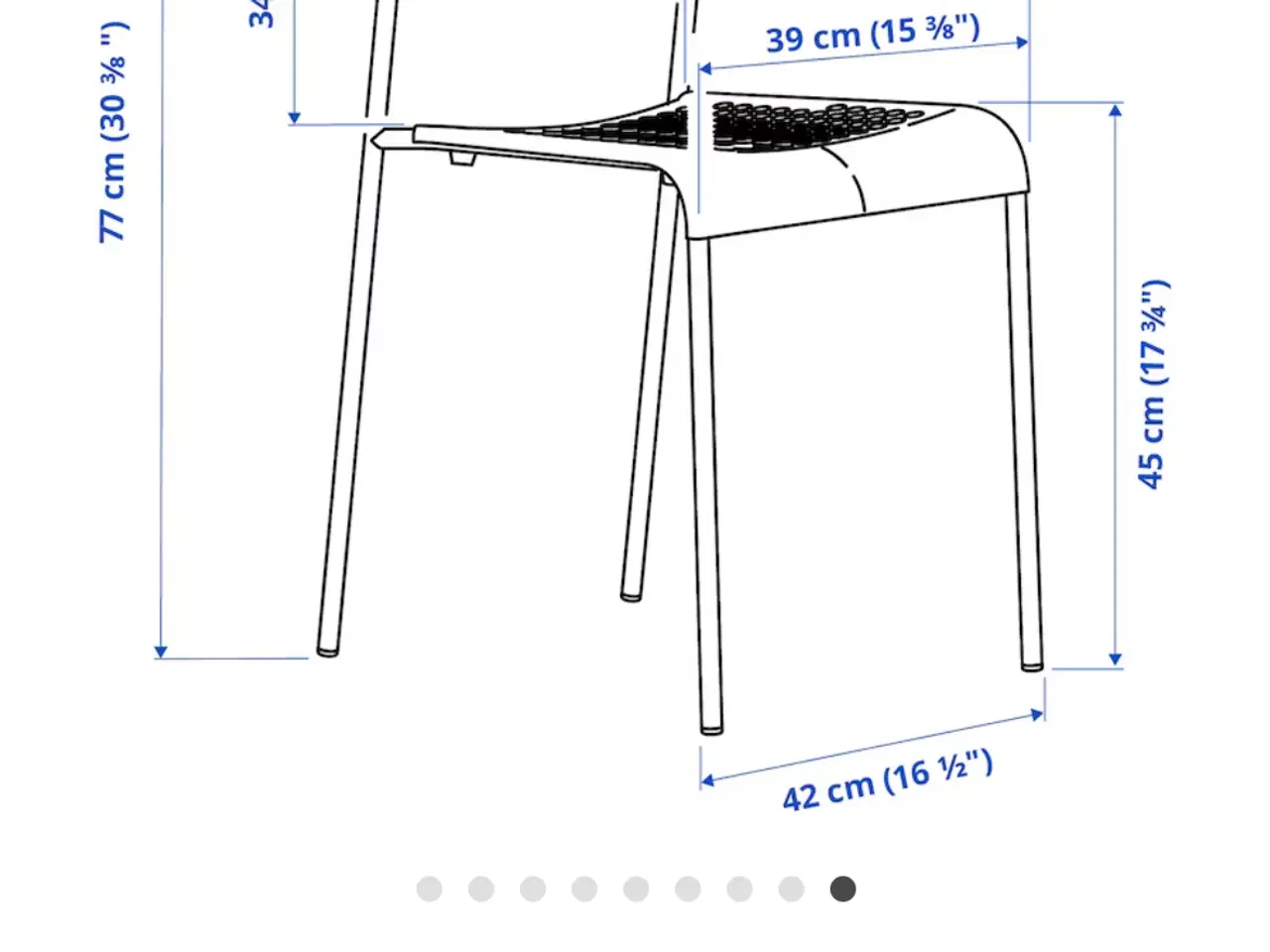 Billede 4 - 2 stole IKEA ADDE