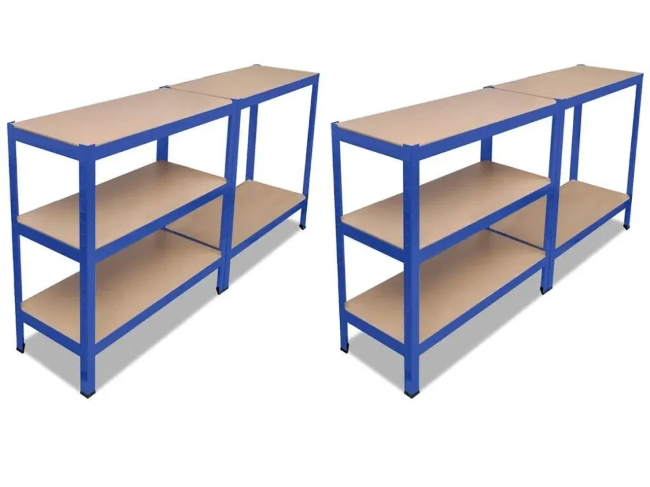 Billede 2 - Opbevaringsreol 2 stk. blå