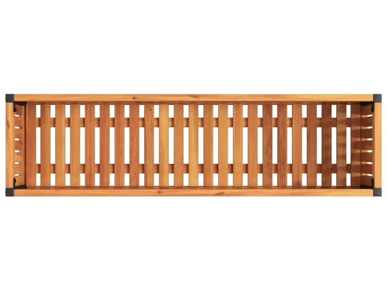 Billede 7 - Plantekasse 110x30x27,5 cm massivt akacietræ og stål