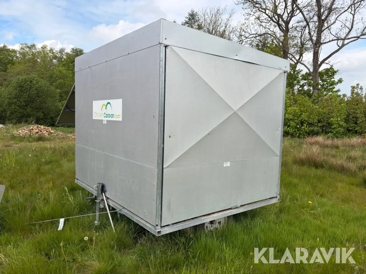 Billede 3 - Mobilt hønsehus Chicken Caravan ChickenMaster - med solceller