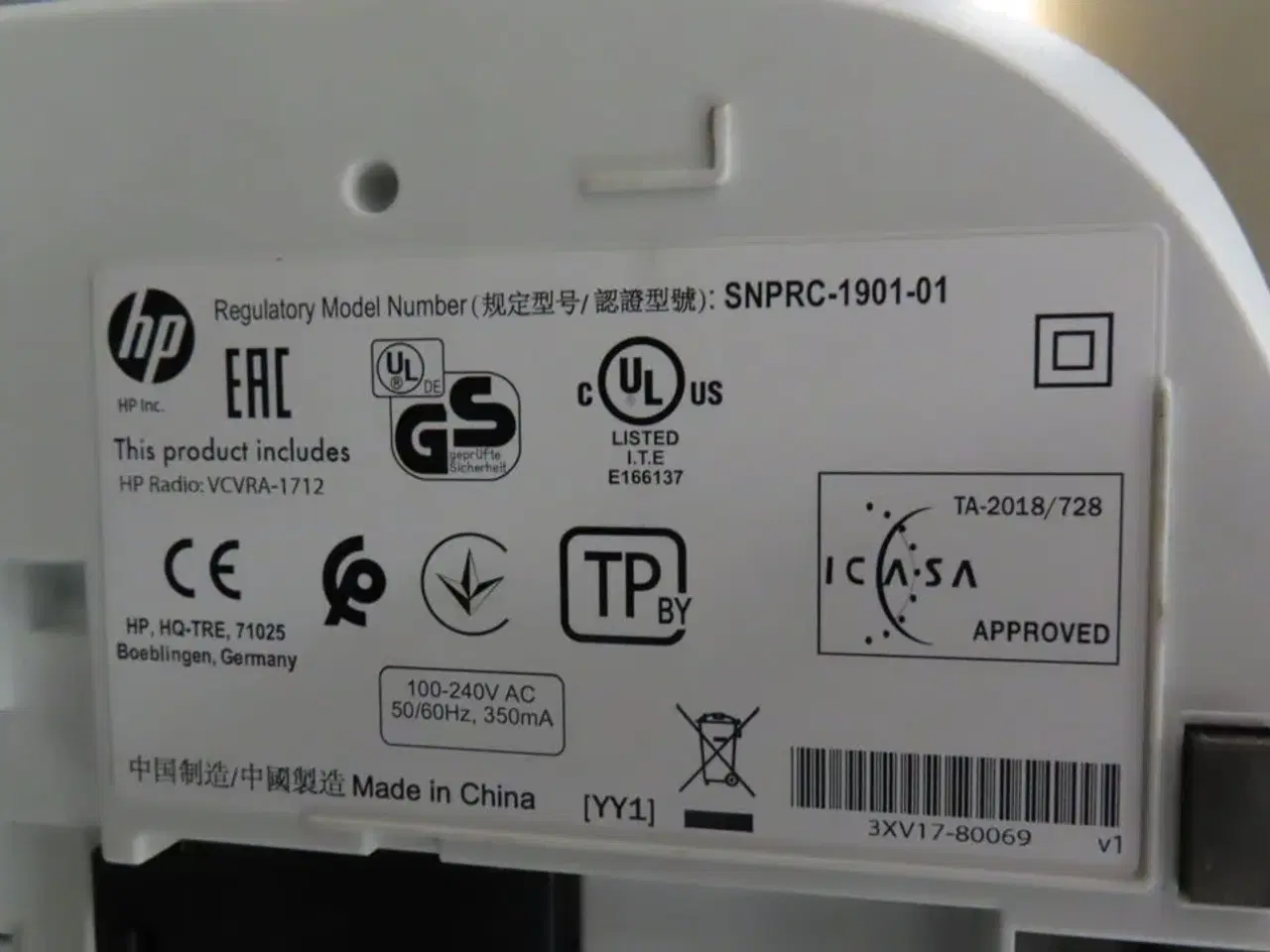 Billede 5 - Printer HP DESKJET 2720e (kan ikke sendes)