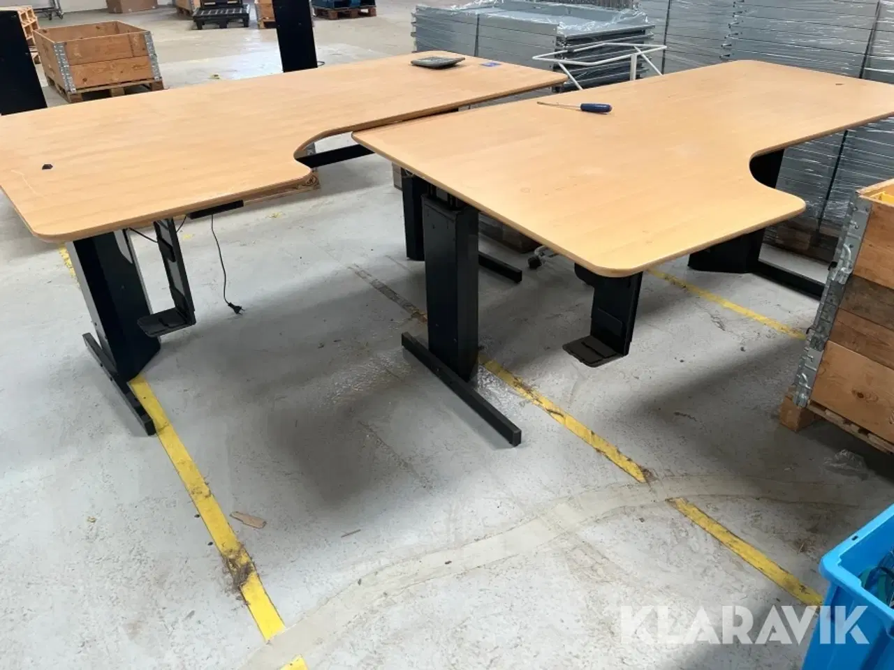 Billede 2 - LOT: skriveborde og bordplader