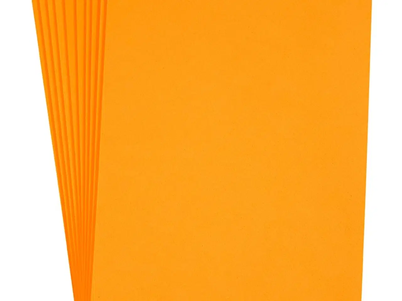 Billede 1 - Orange Mosgummi A4, 10 ark, 2 mm tykkelse