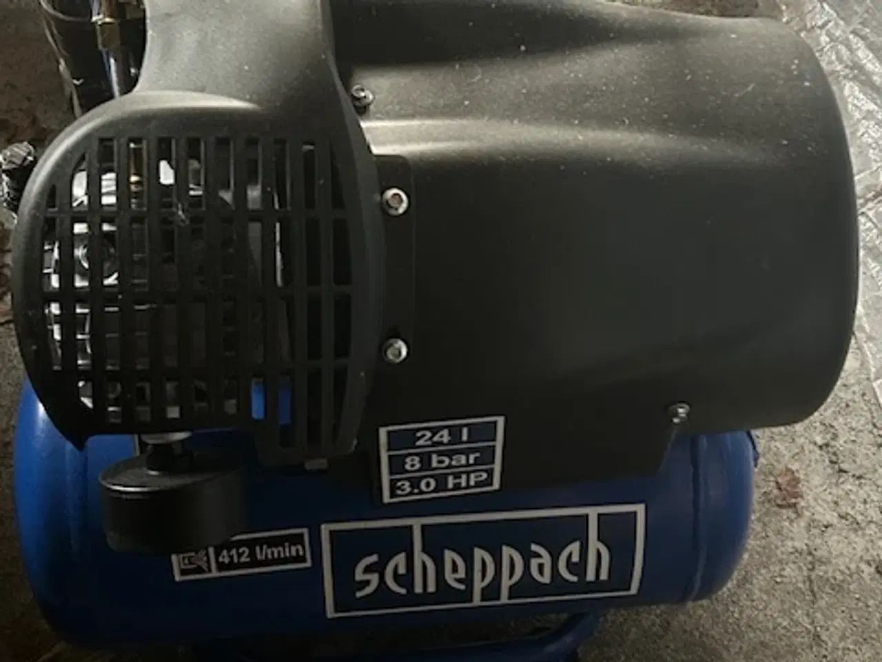 Billede 2 - UBRUGT Scheppach - kompressor HC24DC