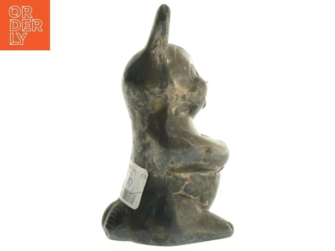 Billede 2 - Gammel sparegris i form af figur (str. 14 cm)