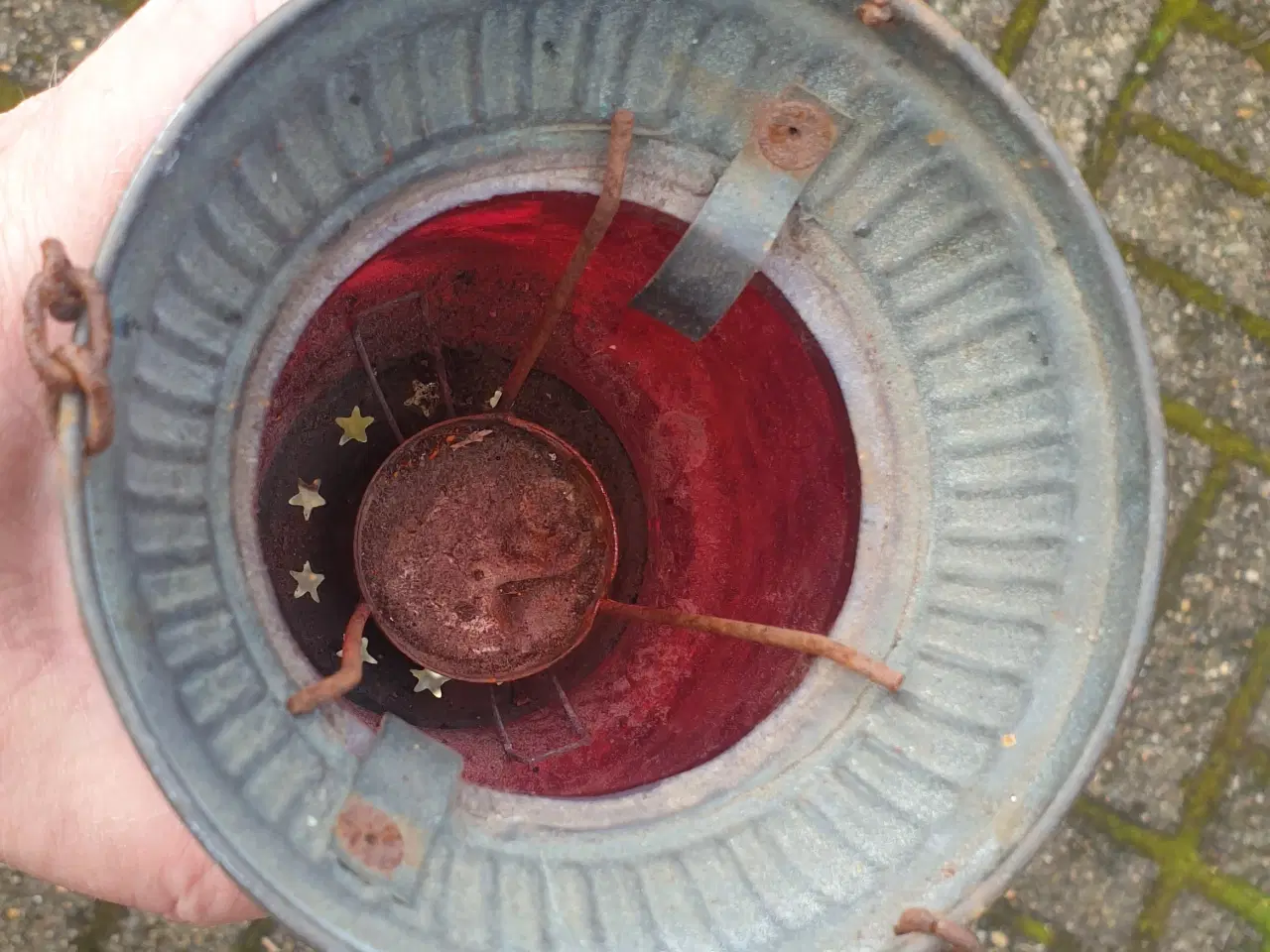 Billede 3 - Lanterne og lys-kat til udestuen, altanen, kolonih