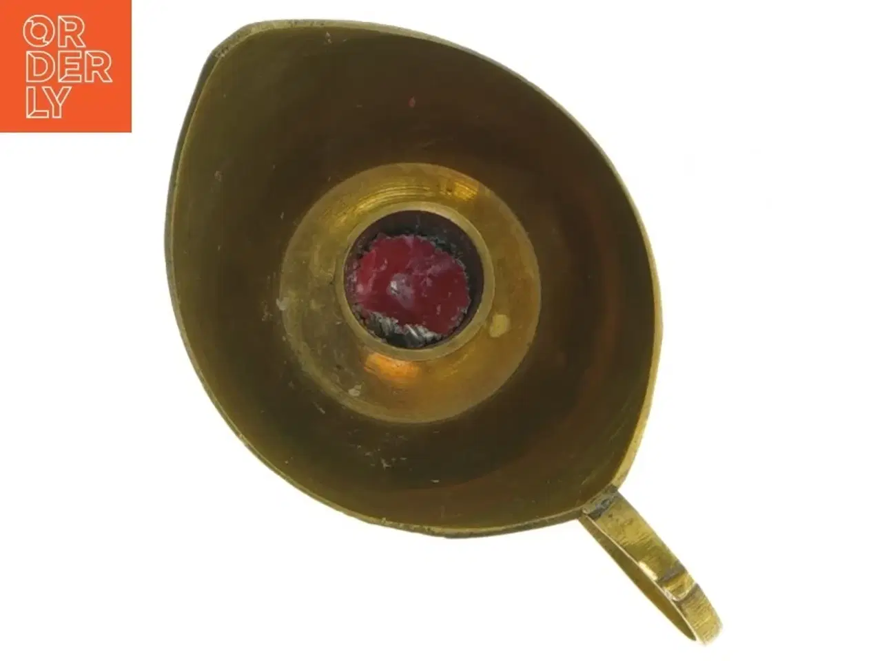 Billede 6 - Messing lysestage (str. 13 x 8 cm)