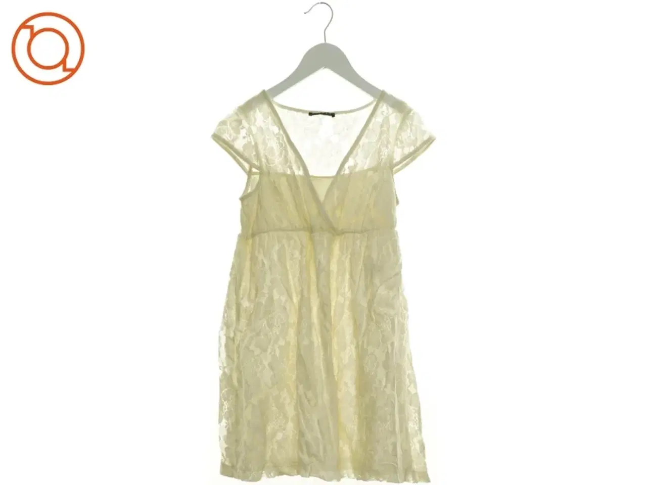 Billede 2 - Blonde Kjole med underkjole fra Sisley (str. 140 cm)
