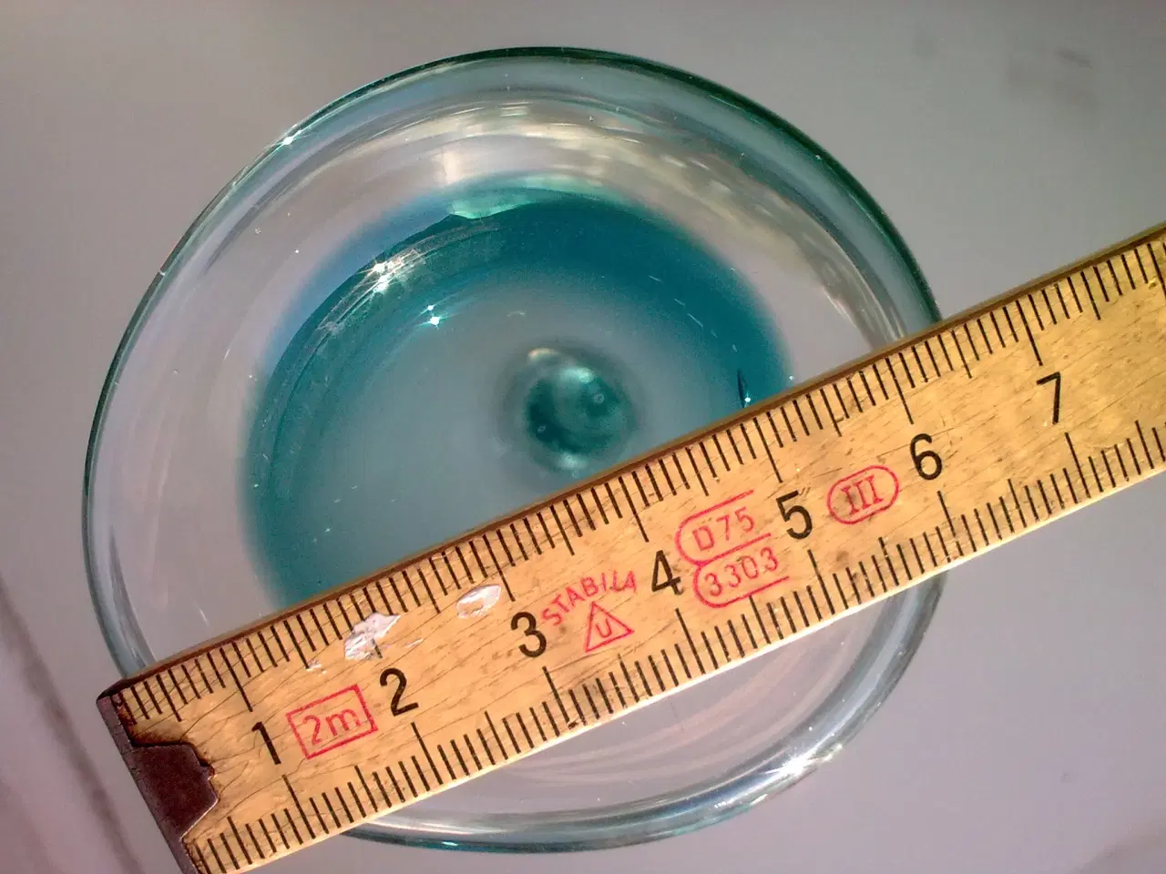 Billede 4 - Lyseblå glas retro +5 forskellige + luftbobler 