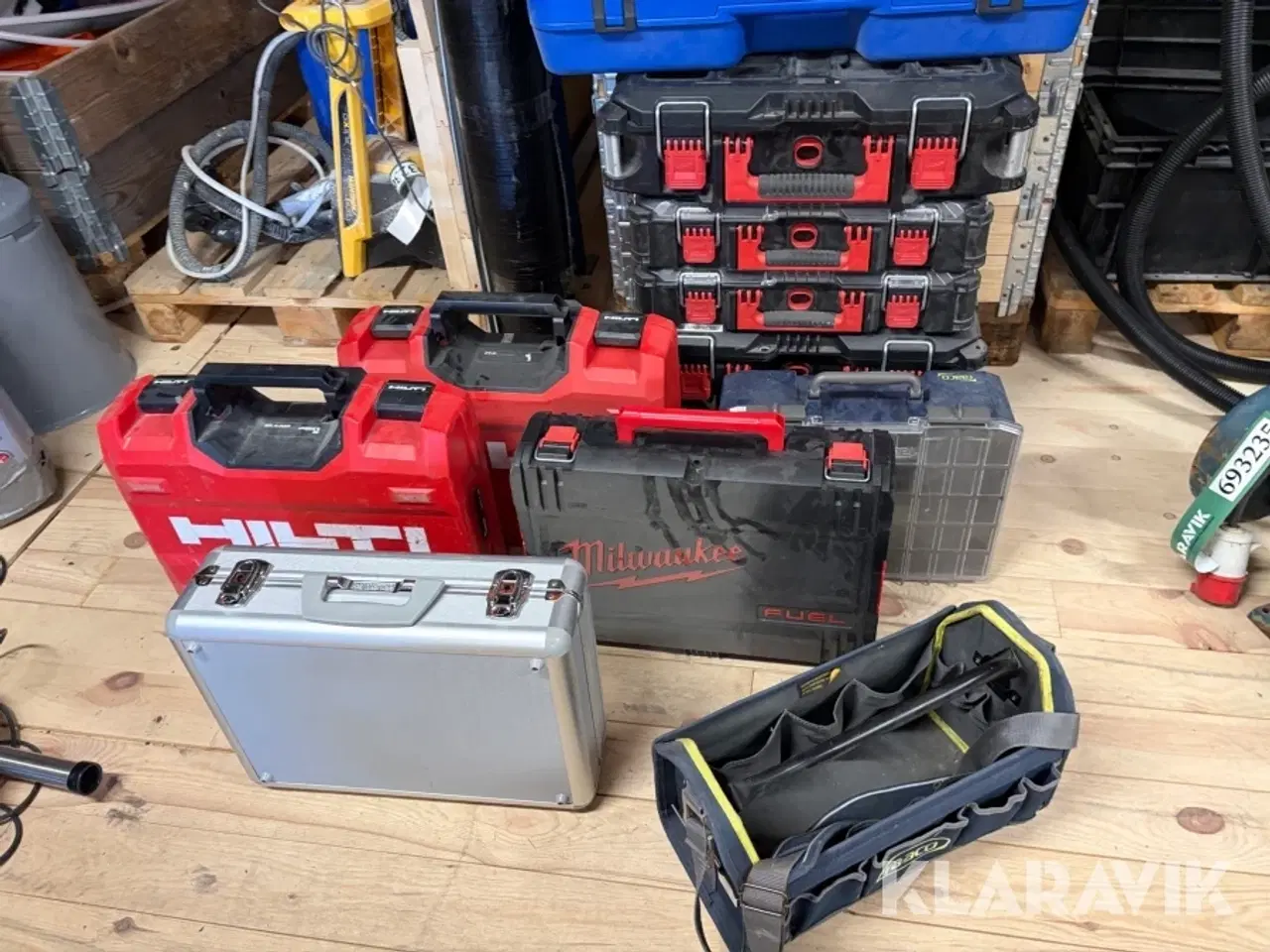 Billede 2 - Værktøjskasser assorterede - 13 kasser