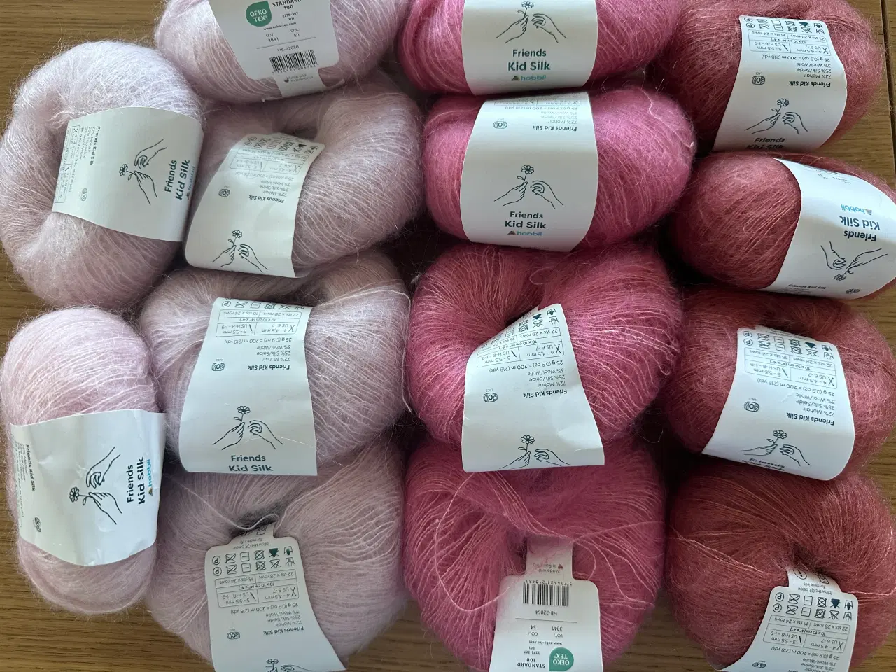 Billede 1 - 350 g. Kid Silk. Røgfrit 
