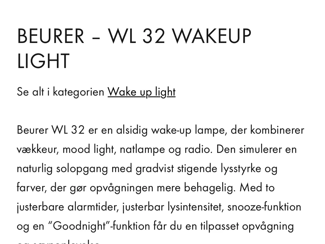 Billede 2 - Wake-up lampe solopgang med radio