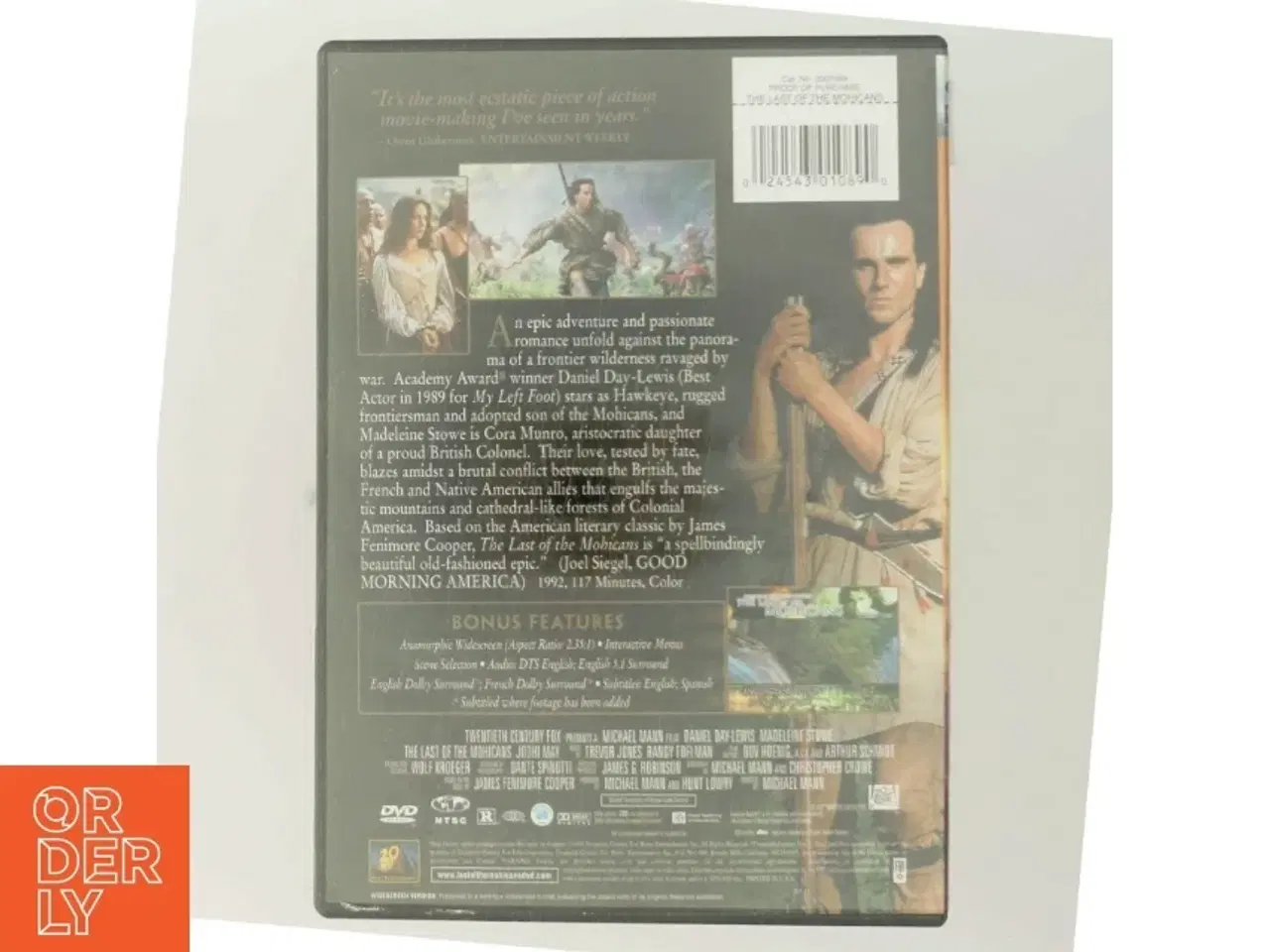 Billede 3 - The Last of the Mohicans med Daniel Day-Lewis (DVD)